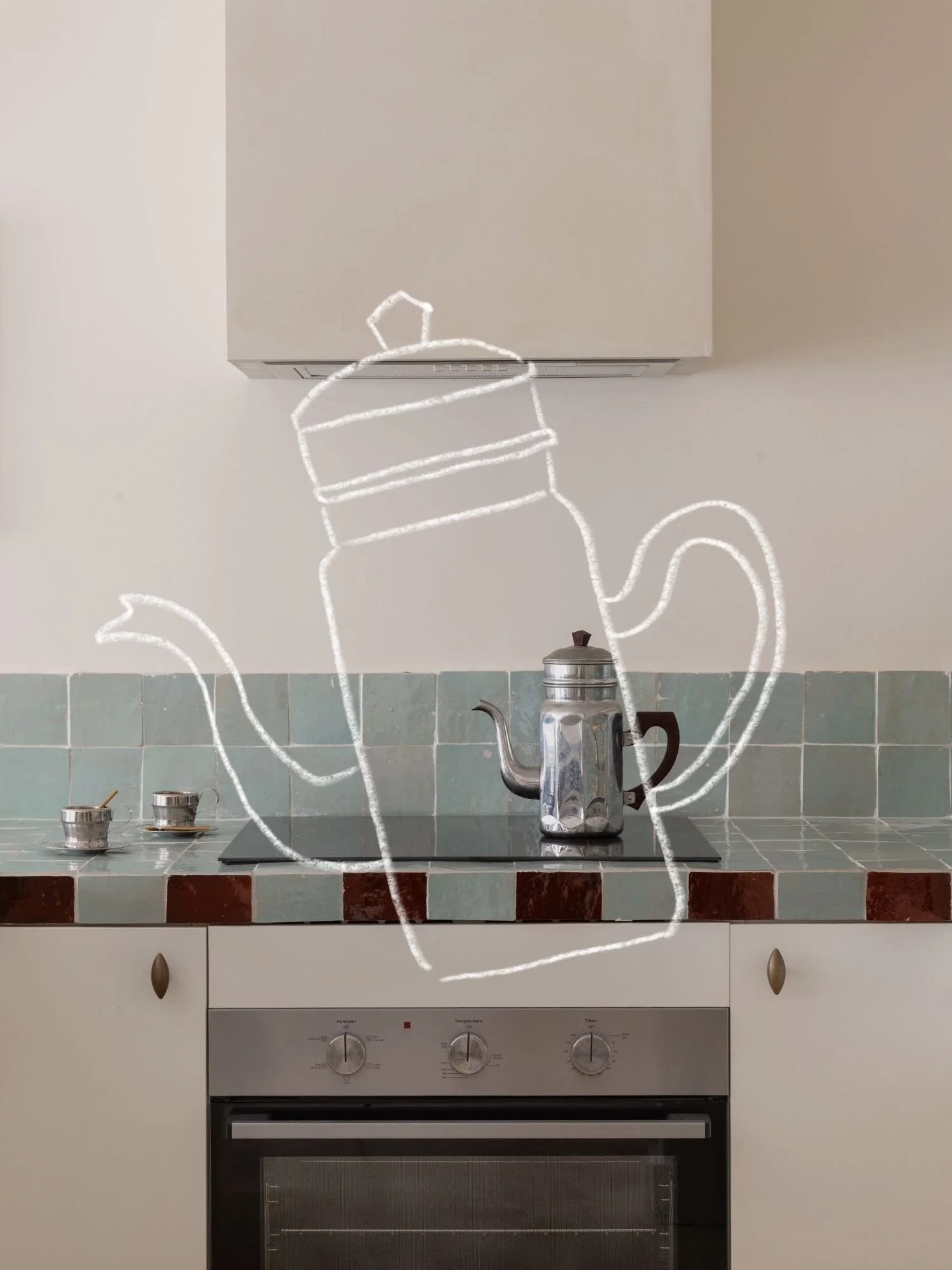 Hand drawn illustrations created by Will Travel for Disco for Ric's Cottesloe