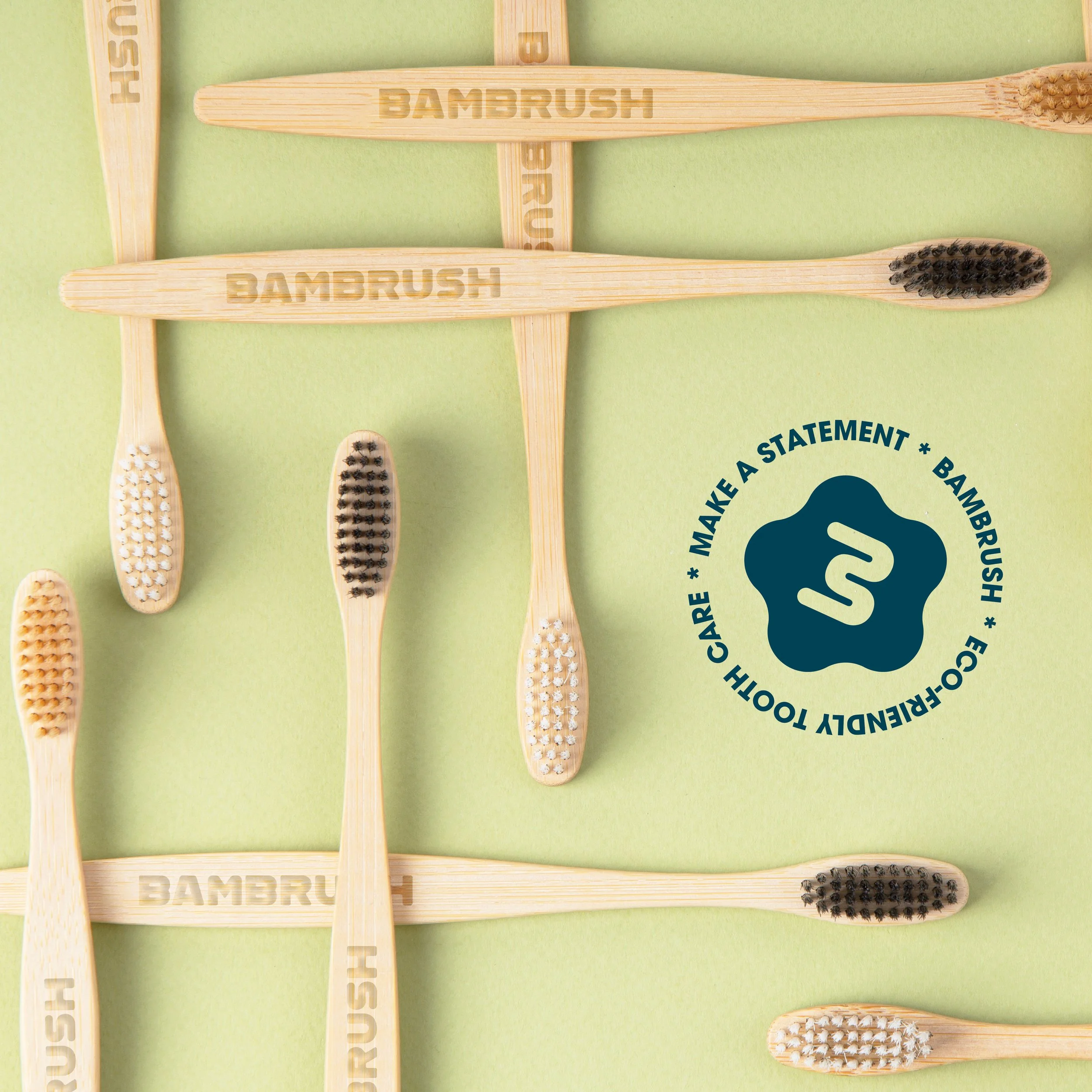 Eco-Friendly Wooden Toothbrush Branding