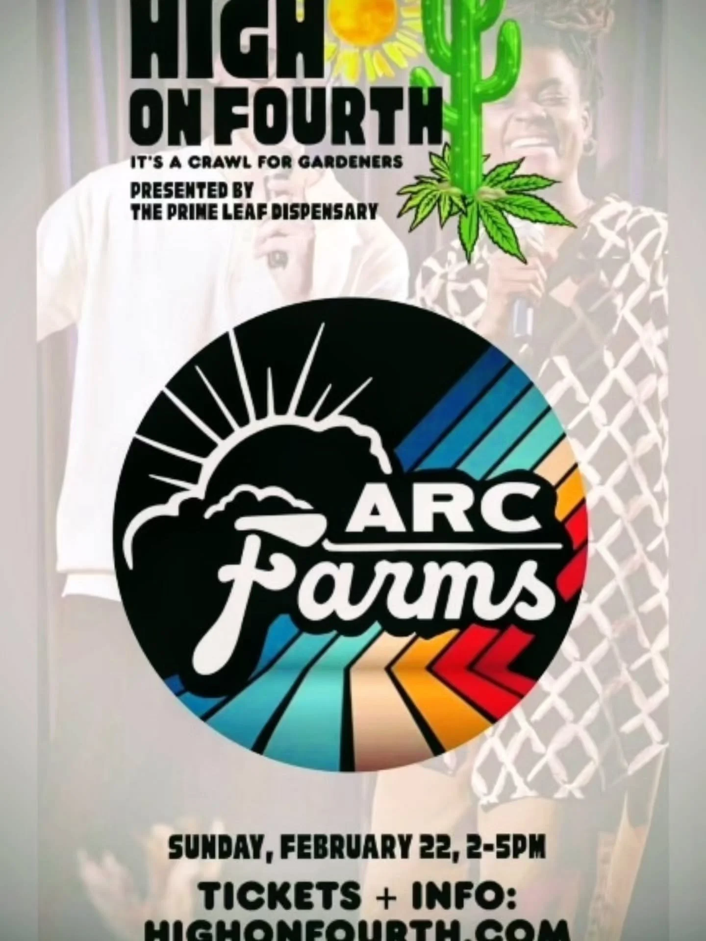 Come find us at the High on Fourth Cannabis Craw! ☀️

We will be set-up and handing out samples of our High-CBD Flower behind @empiretucson_tattoo 🌴

🗓️ Sunday February 22nd
⏱️ 2&mdash;5PM
🎟️ Tickets at highonfourth.com

High on Fourth crawl featu