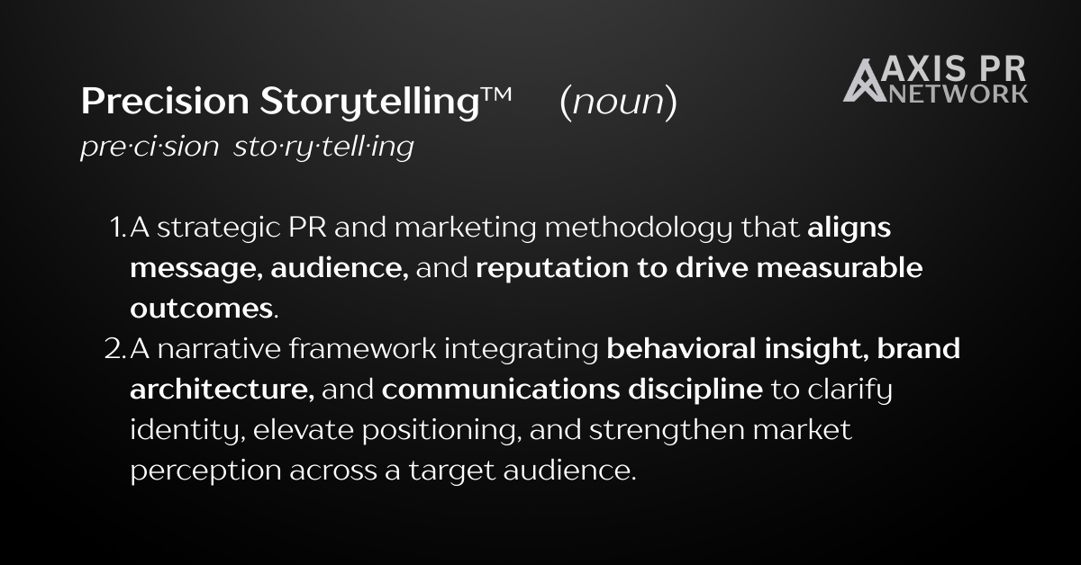 Axis PR Network Reasserts Narrative Leadership Through Precision Storytelling™