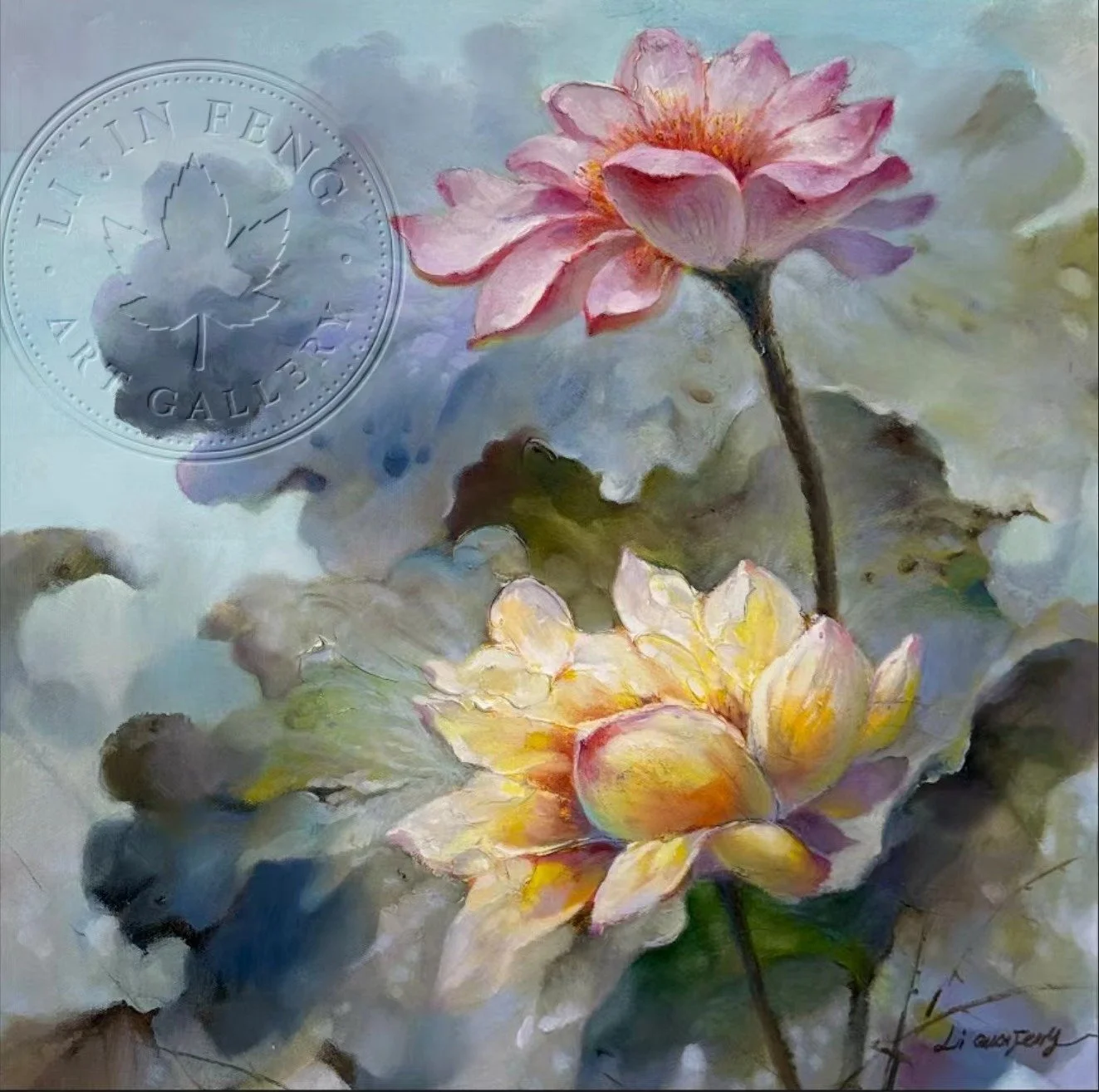 Morning Pond Lotus Whispers