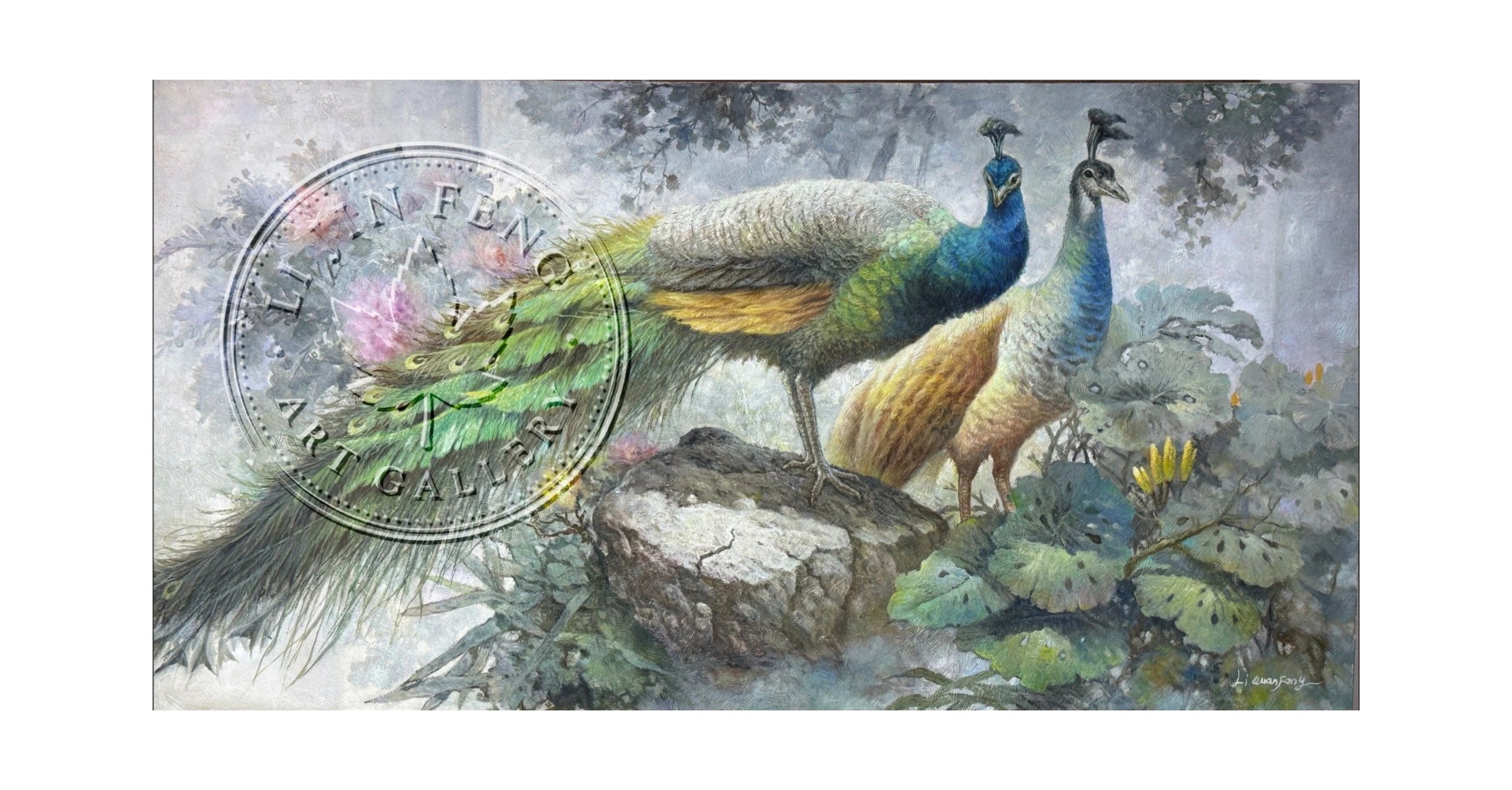 (Spring Feathers by the Stone Bank)