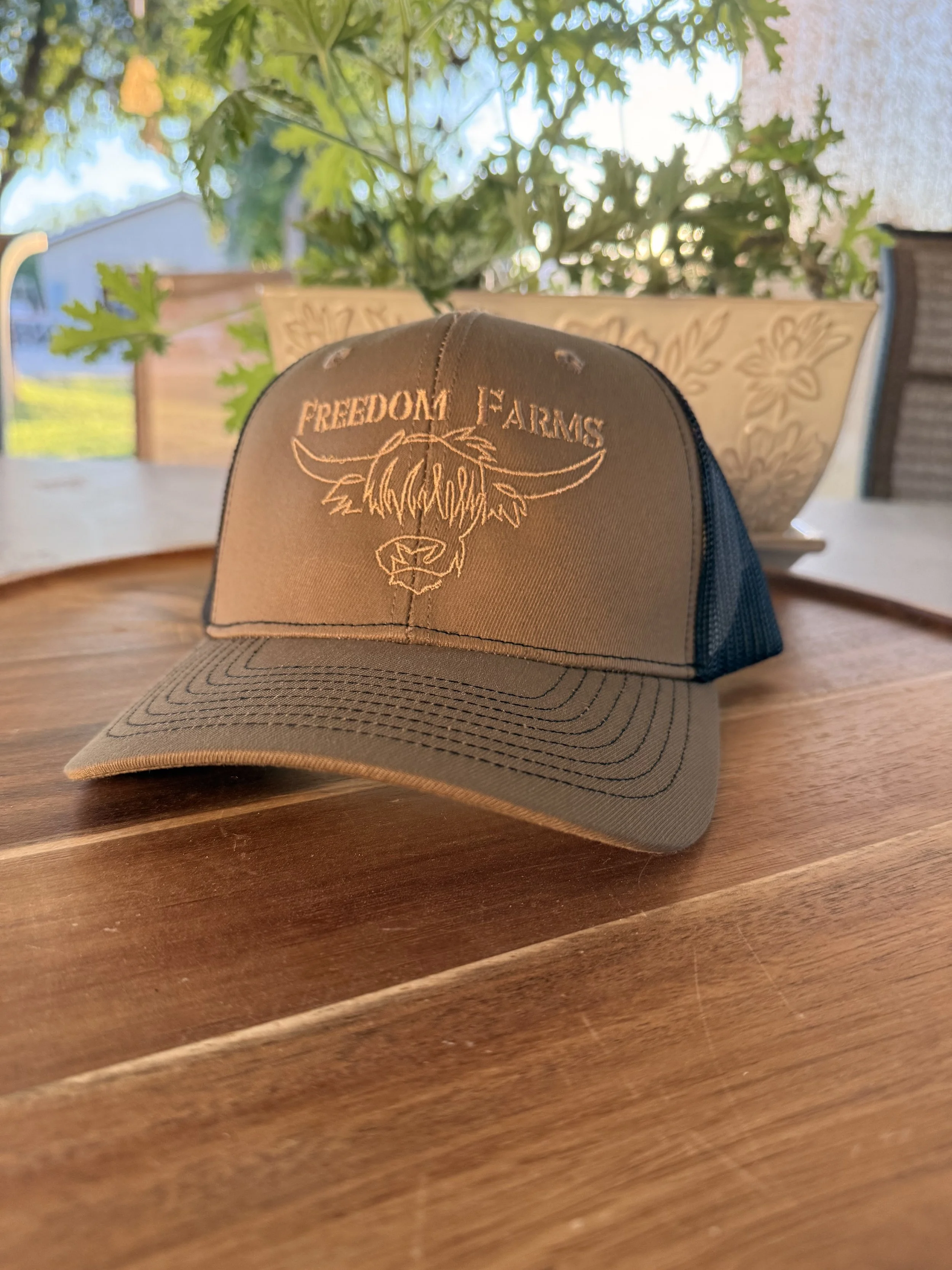 Freedom Farms Signature Trucker Hat - Coffee