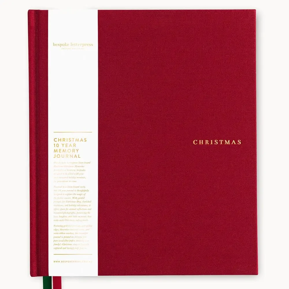 Heirloom Christmas 10 Year Memory Journal