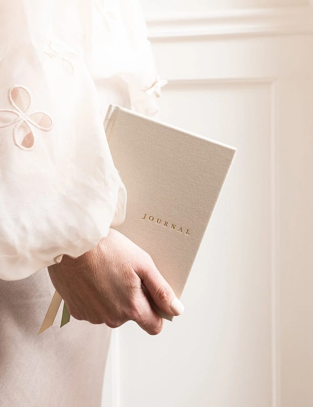 Linen Bound Pocket Journal - Sand9.webp