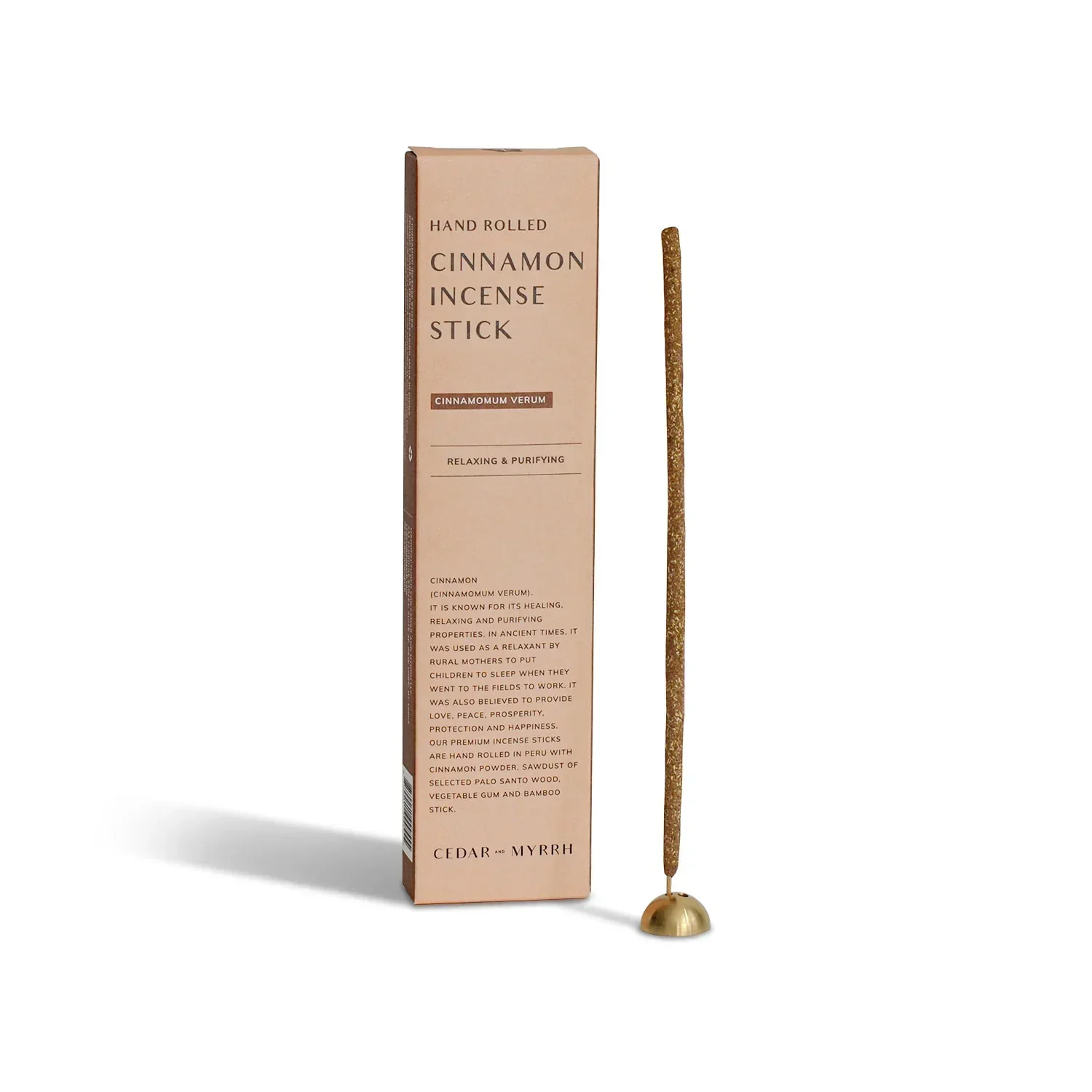 Hand-Rolled Cinnamon Incense Sticks