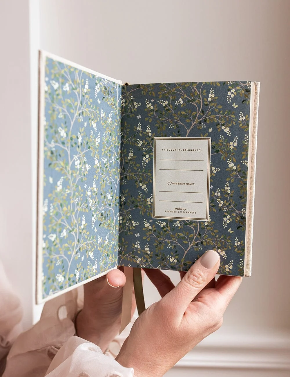 Linen Bound Pocket Journal - Sand5.webp