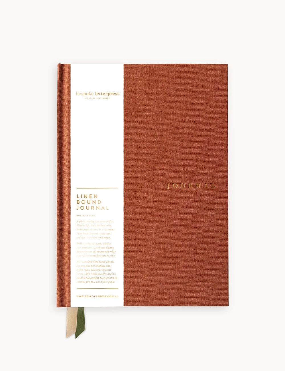 Linen Journal - Burnt Clay.webp