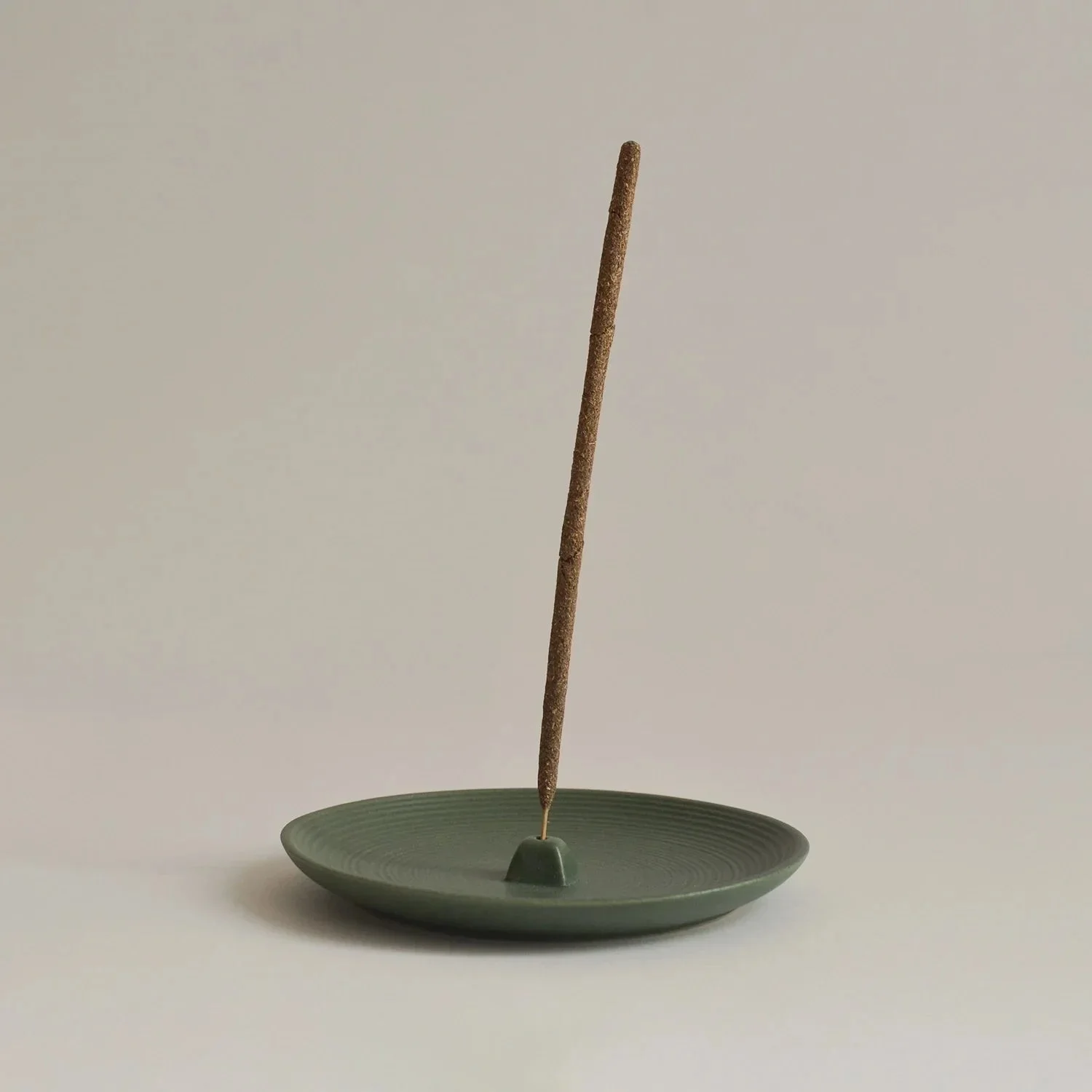 Green Ceramic Incense Holder Plate2.webp