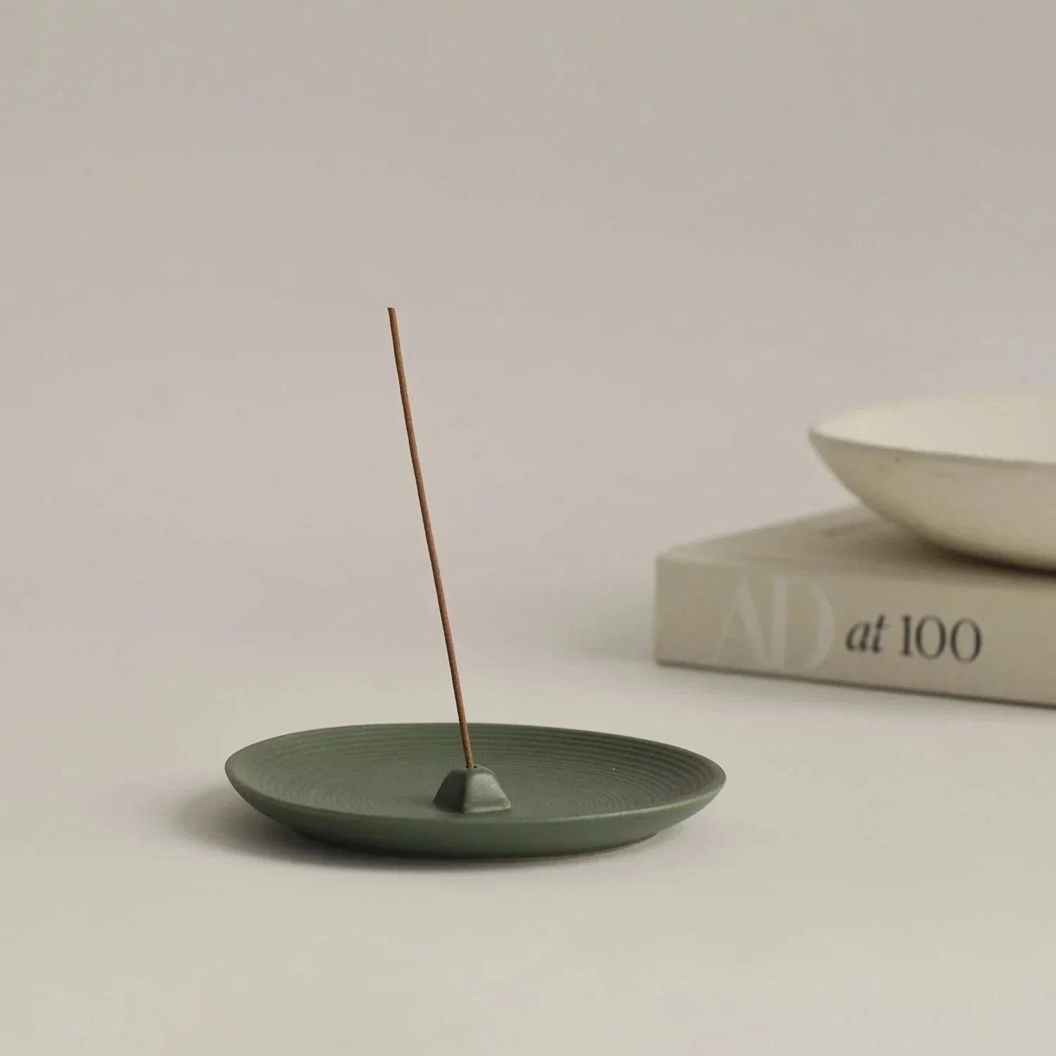 Green Ceramic Incense Holder Plate3.webp