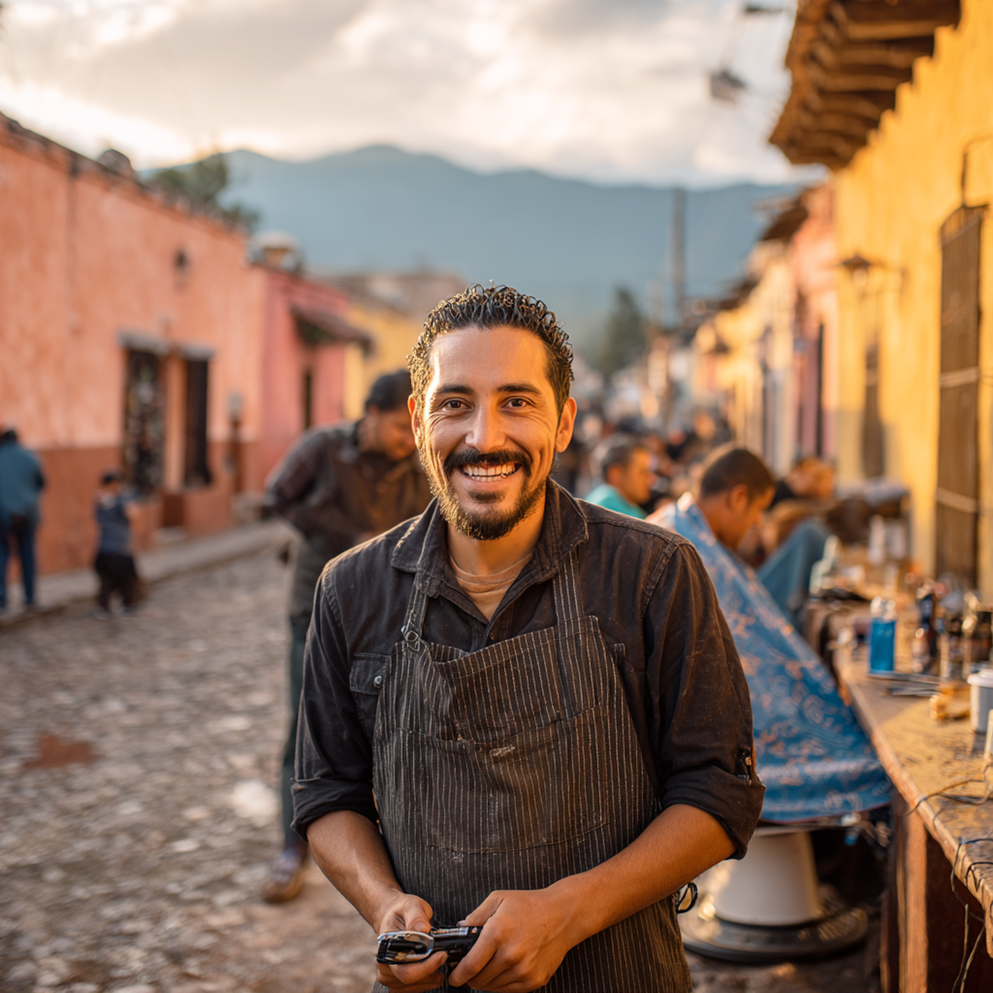 Faith in Fades Mexico barber outreach image