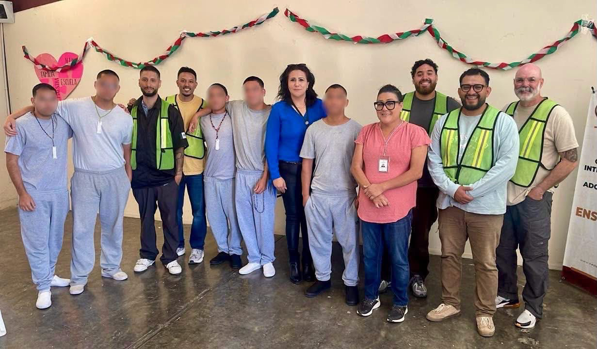 Revive team connecting with youth