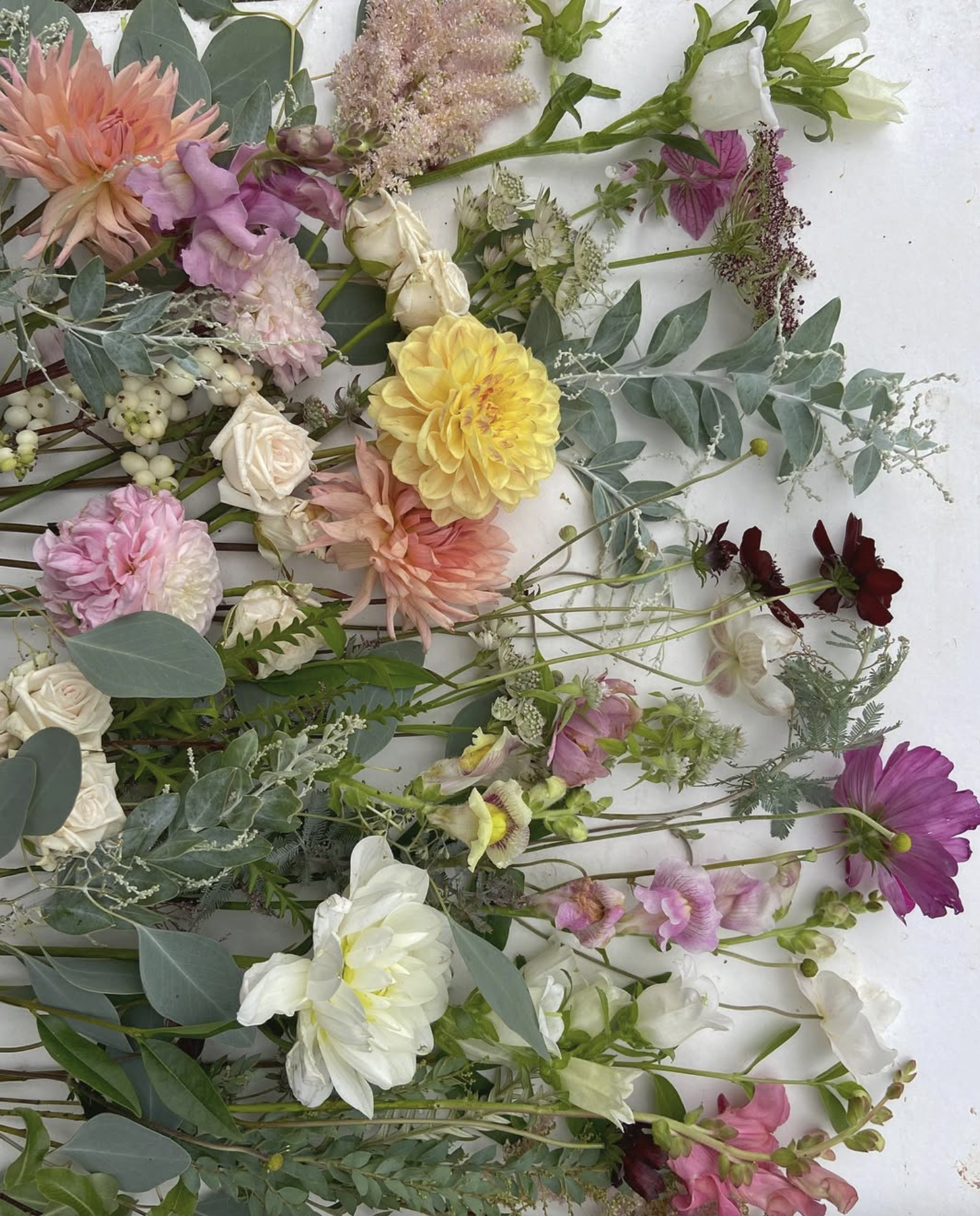 A wedding bouquet to be turned into a bespoke plaster cast by Imprint Casts