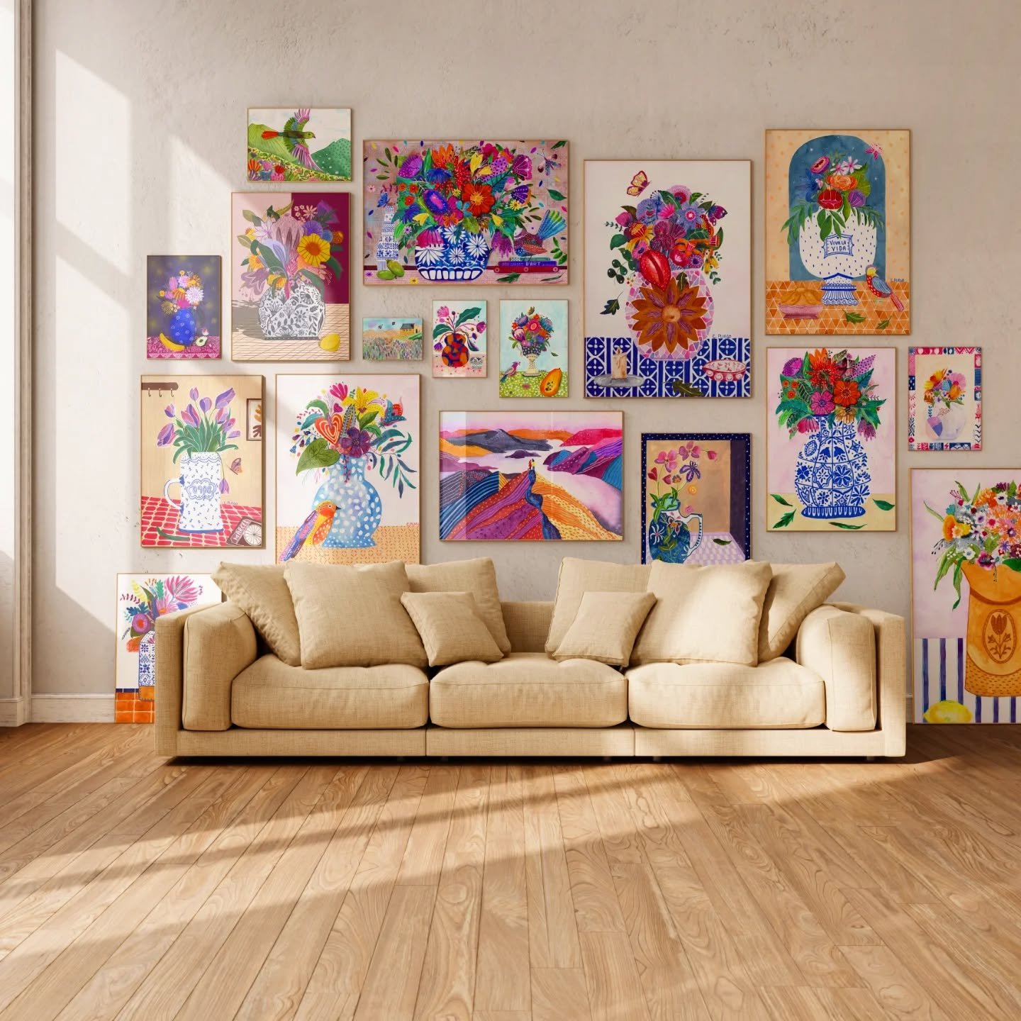 Six years ago, I decided that Queenstown was too grey and cold (also 2020...), so I set out to create my own spring over the long, dark winter. That yearning for colour in 2020 turned into Cris Banana Studio 💜 💛 💙 ❤️ 💚
To celebrate, my website go