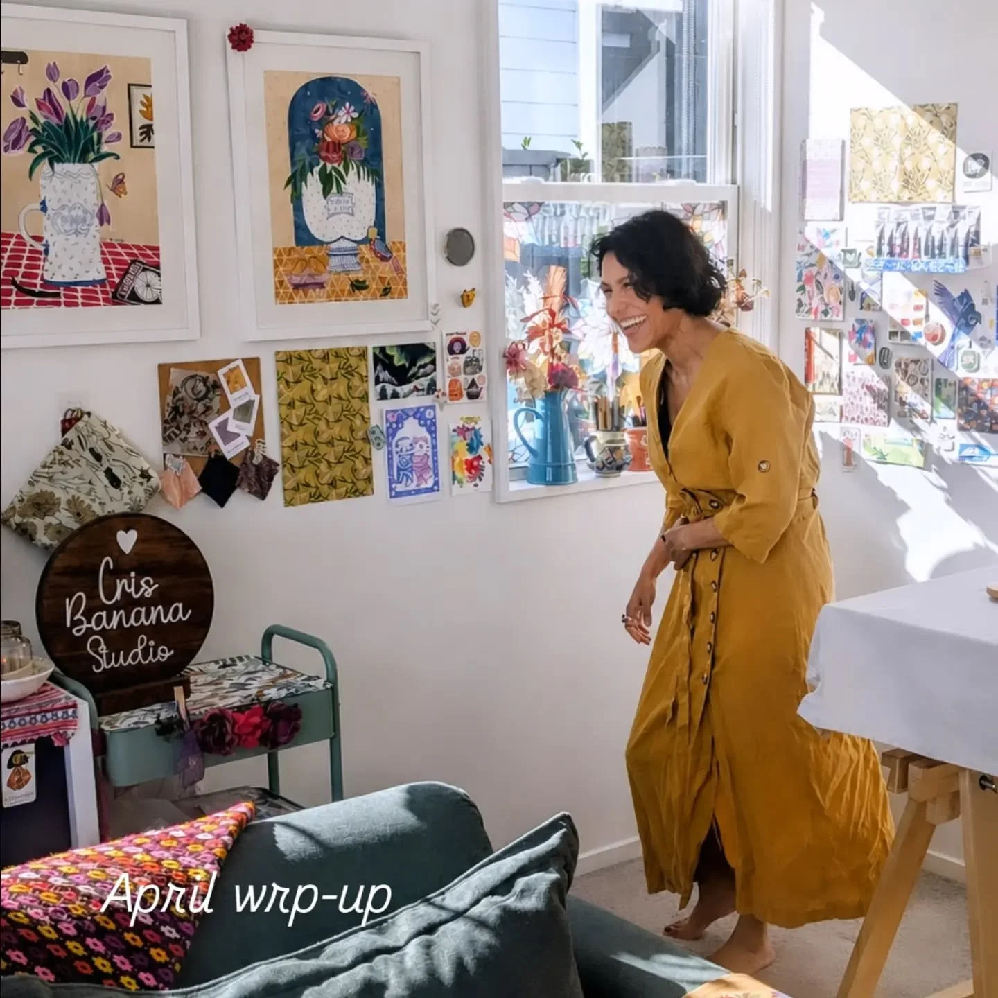 April wrapped up 🧡 A month of painting, exploring, laughing and one very intense weekend where I basically didn't leave my desk until the new website was done 😂
But it's live! crisbanana.com got a proper revamp and I'm so happy with it. I also esca