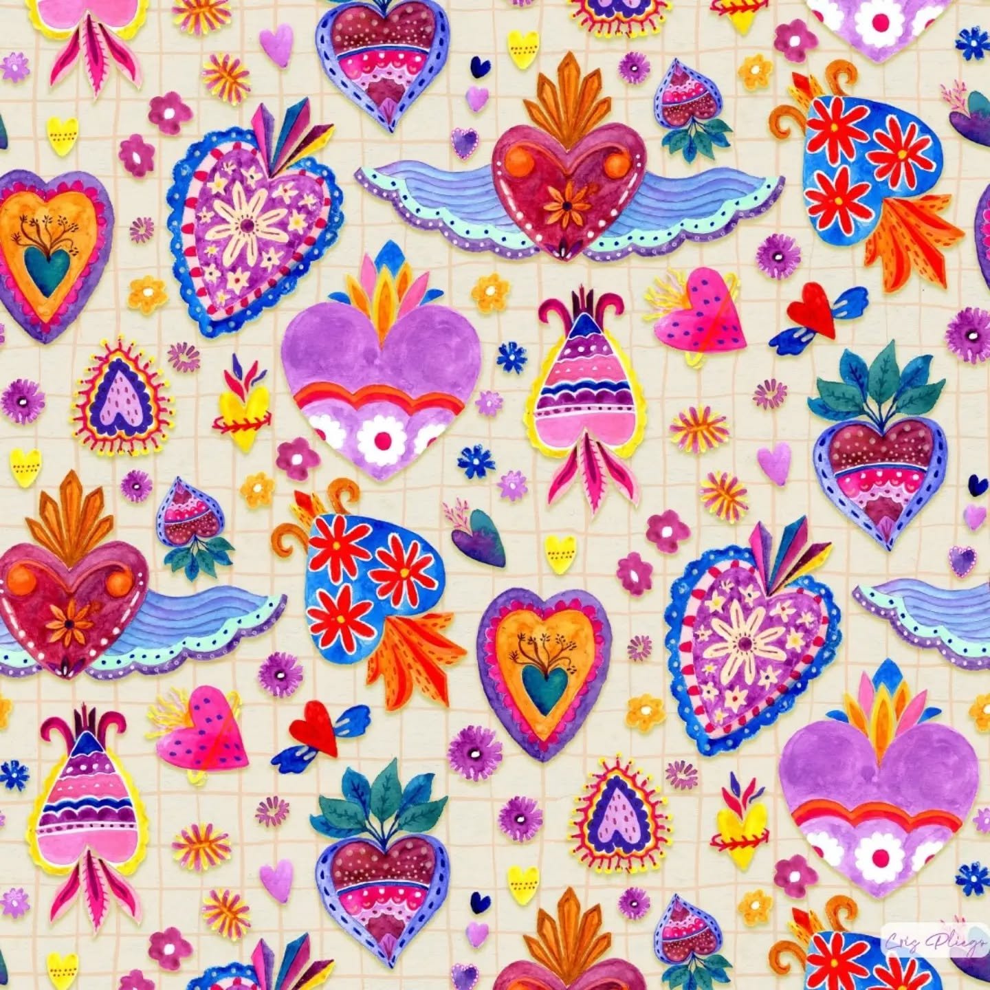 I loooooove licensing my artwork. Making the art you wanna see out in the world, and sharing that joy through physical products that can make other people smile? Yes, please 💜
.
Available for licensing 
.
.
.
.
.
.
.
.
#mexicanfolkart #crispliego #c