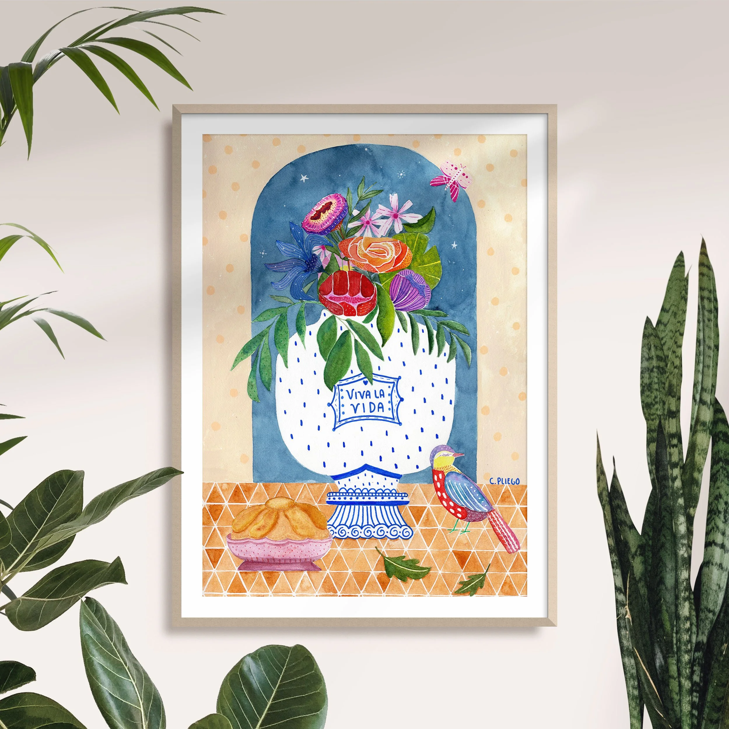 Viva la Vida Still Life Art Print