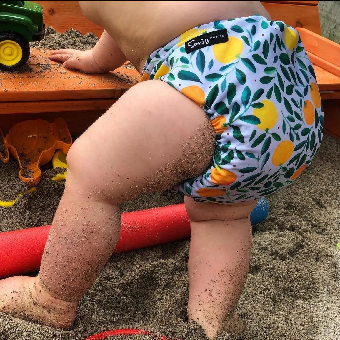 Sassy Pants Nappy Oranges design by Cris Pliego