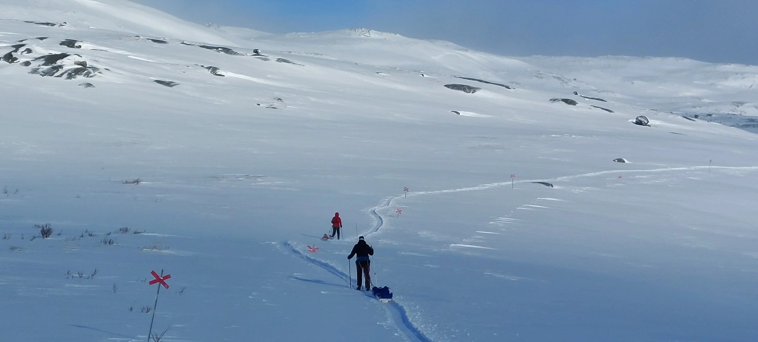 Kungsleden Wintertrekking met pulka expeditie
