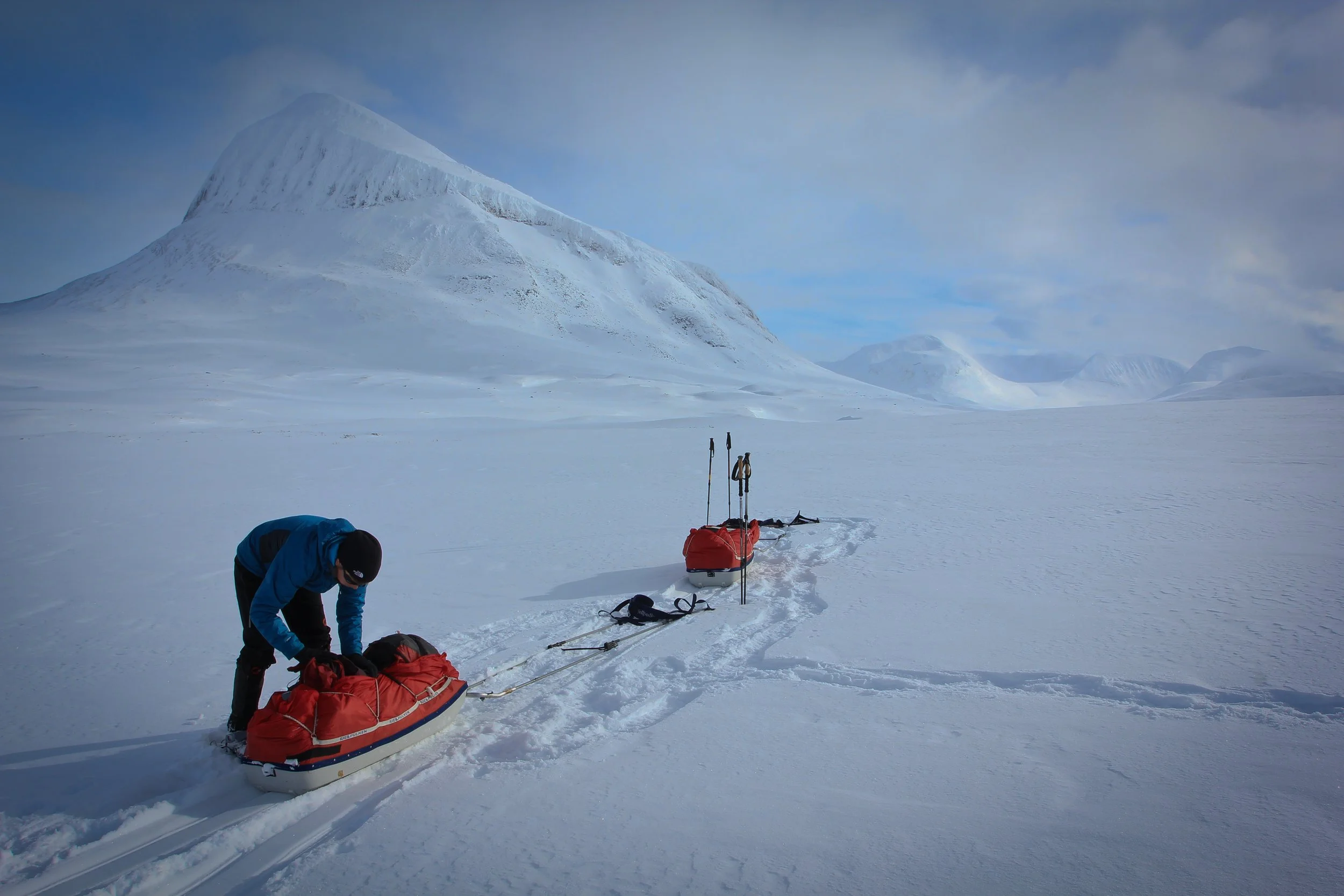 Pulka-expeditie Kungsleden