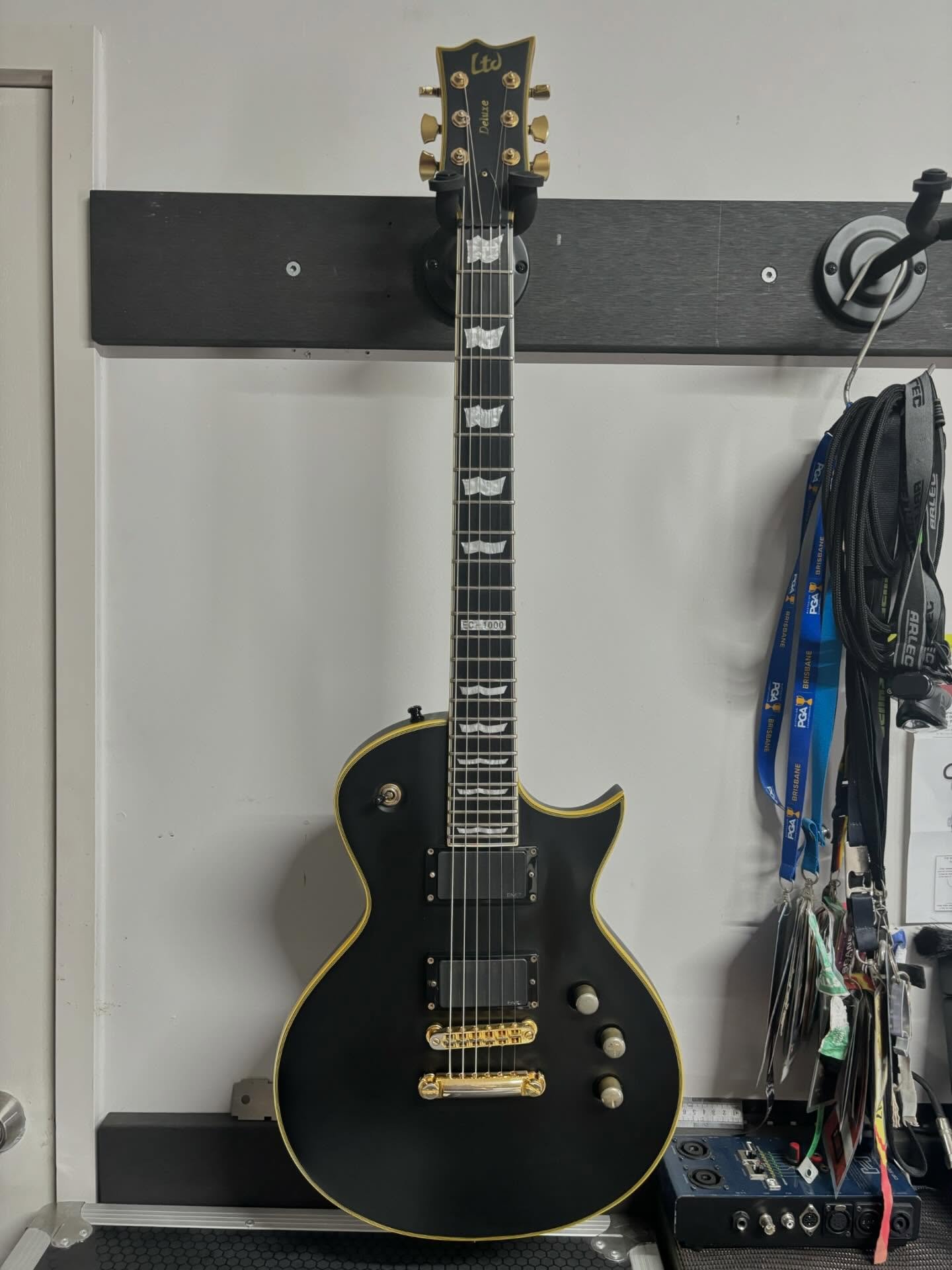 @espguitars LTD Eclipse in for a touch up after being purchased recently. Always a favourite 😍🎸 @dgrigg88