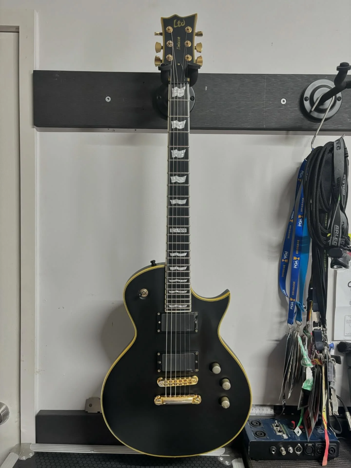 @espguitars LTD Eclipse in for a touch up after being purchased recently. Always a favourite 😍🎸 @dgrigg88