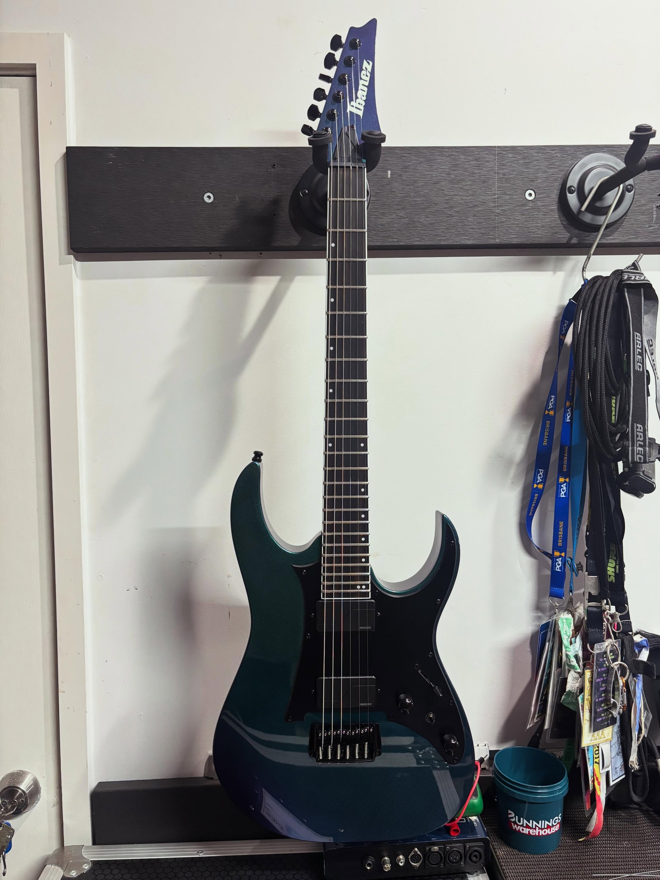 Beautiful @officialibanezguitars &ldquo;chameleon&rdquo; in for a setup and new @graphtechguitarlabs graph tech nut install 🦎🎸
www.theguitarlabhq.com.au