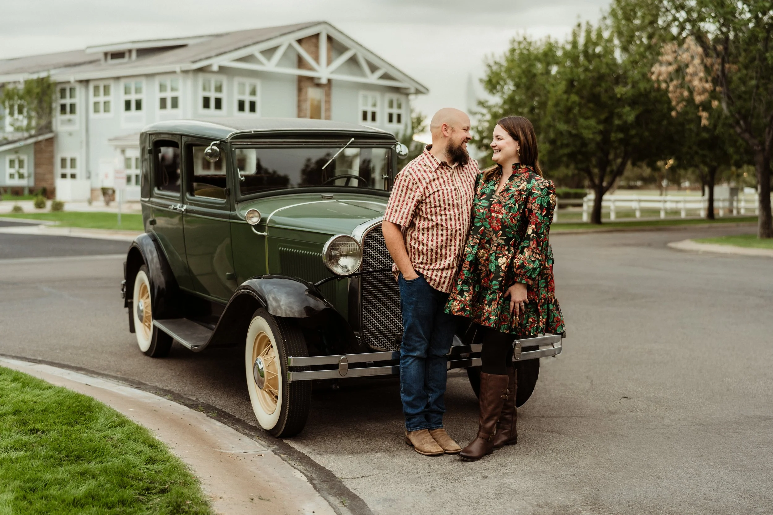 Couples Photoshoot With Vintage 1931 Ford Model A