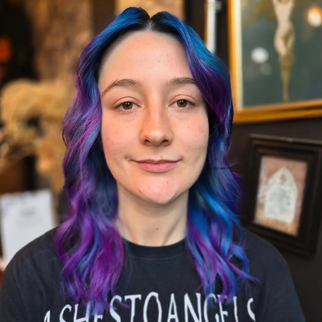 SPRING IS CALLING 🌸💜

New season, new hair and honestly? This blue-to-purple melt is giving us all the inspo we need to shake off the winter and step into something bold.

@thehairwitchbristol absolutely delivered with this one!

That transition fr