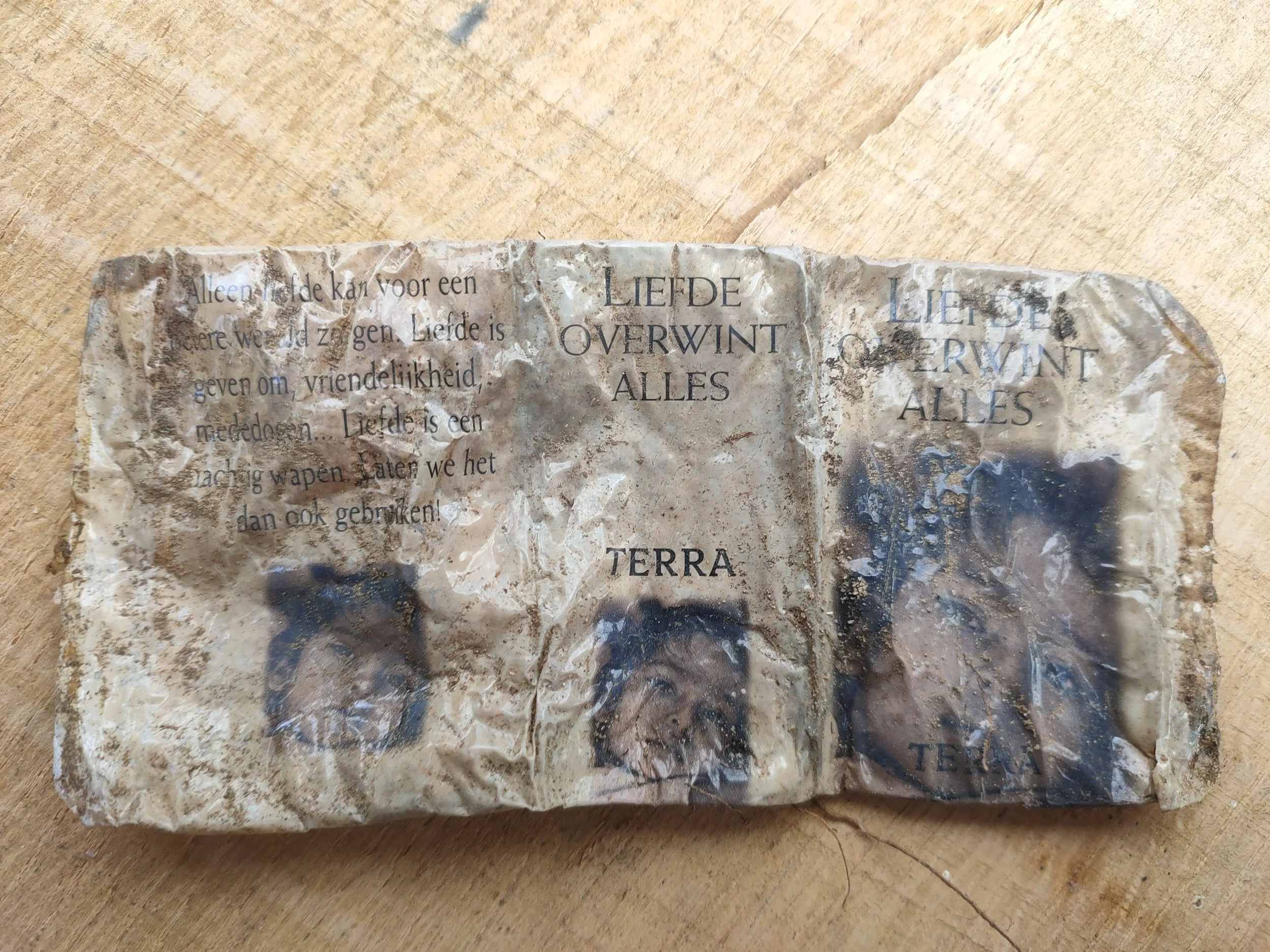 Kaft van het boekje uit het graf van de moeder van natuurcoach Marieke Liefde overwint alles