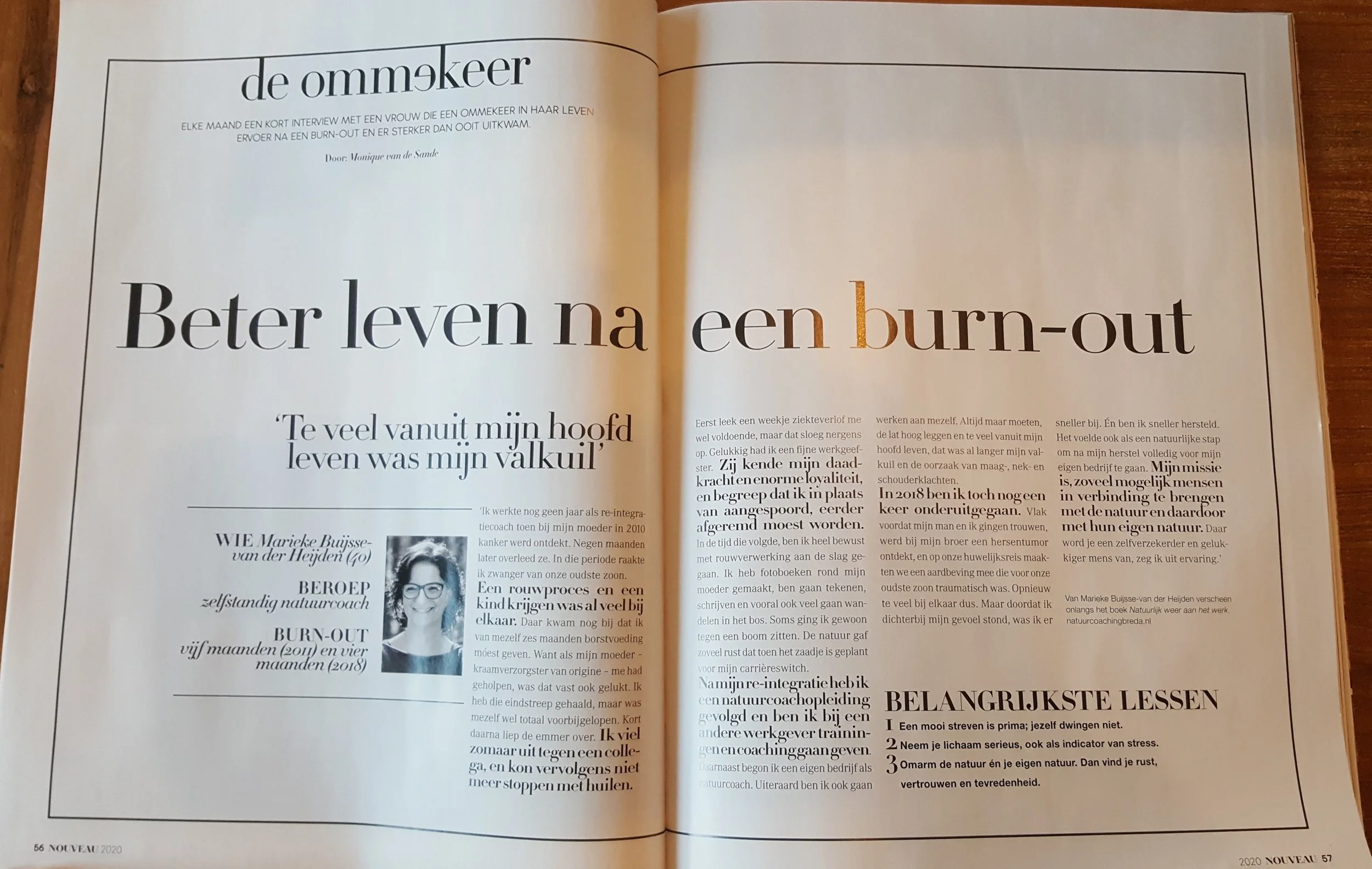 Beter leven na een burn-out