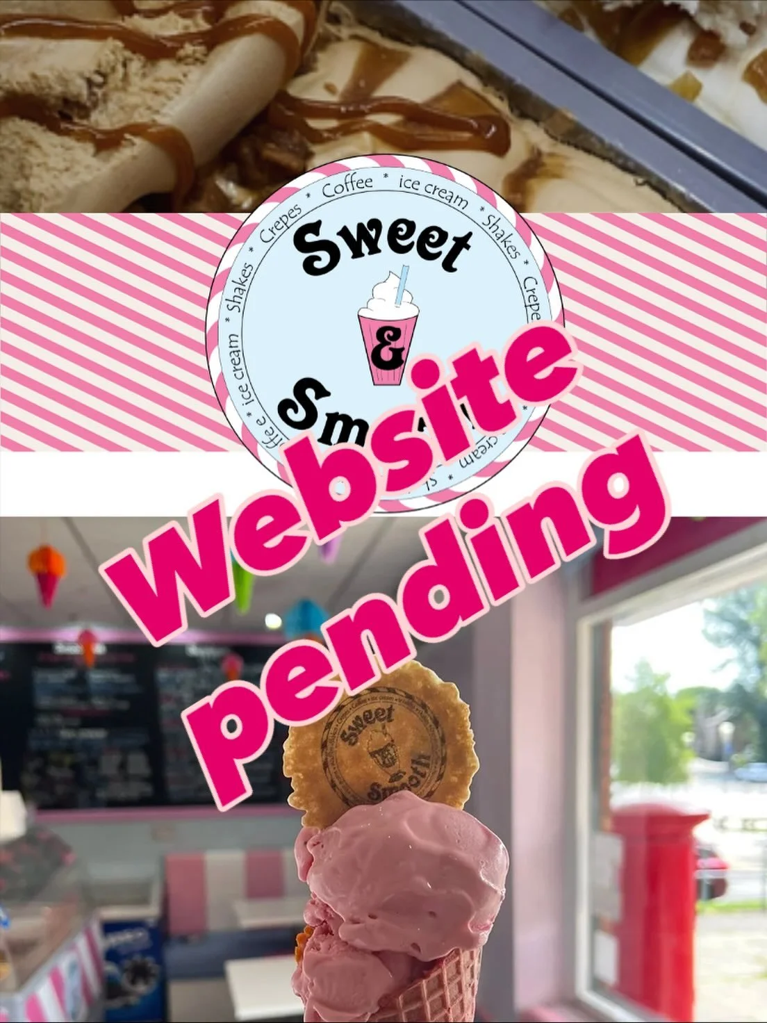 Exciting things are coming&hellip; website should be live very shortly 😍 here you&rsquo;ll be able to find all our menus, enquire about cakes &amp; see a gallery full of our sweet treats