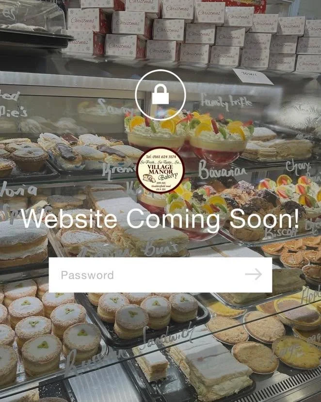 https://www.villagemanorbakery.co.uk going live this week, very excited about this ☺️
