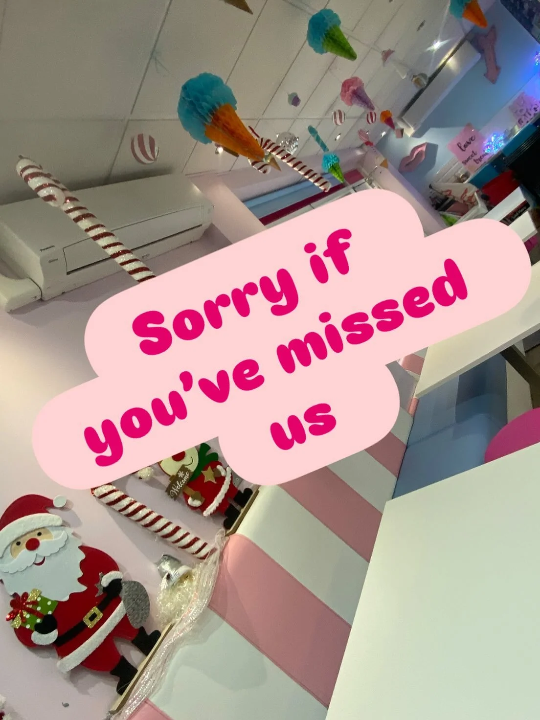 Sorry if you&rsquo;ve missed us we have been juggling illnesses, short staffed and just the general Christmas madness at this time of year. So sorry if you&rsquo;ve nipped down and we&rsquo;ve not been open we are trying our hardest to keep both swee