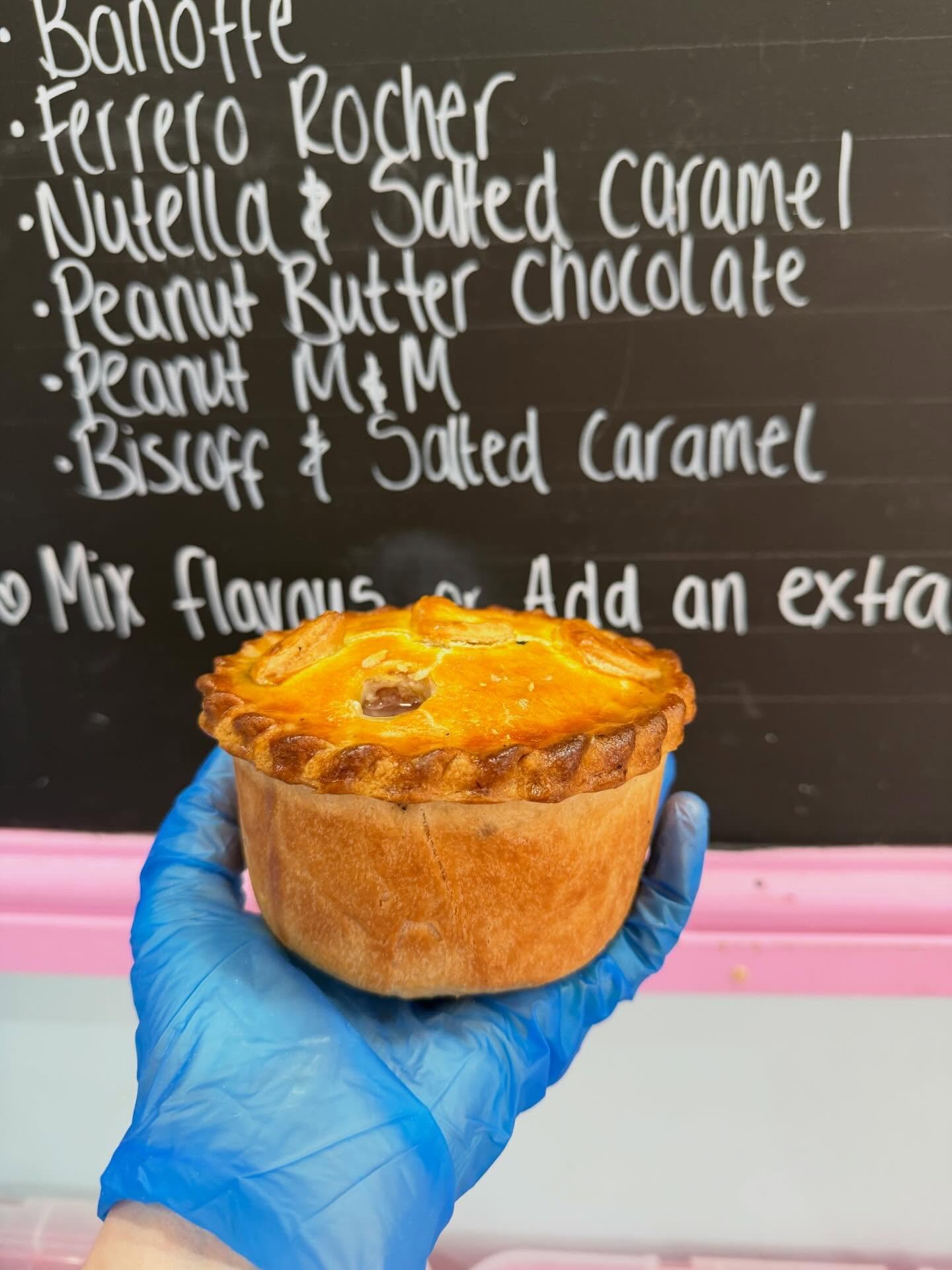 Adding this to our Valentines Menu for those of you who don&rsquo;t like sweet treats,  Pork Gala Pie our lovely pork stand pie with the addition of boiled eggs, this can be made in the tradition square shape of a gala pie we&rsquo;re just doing a sm