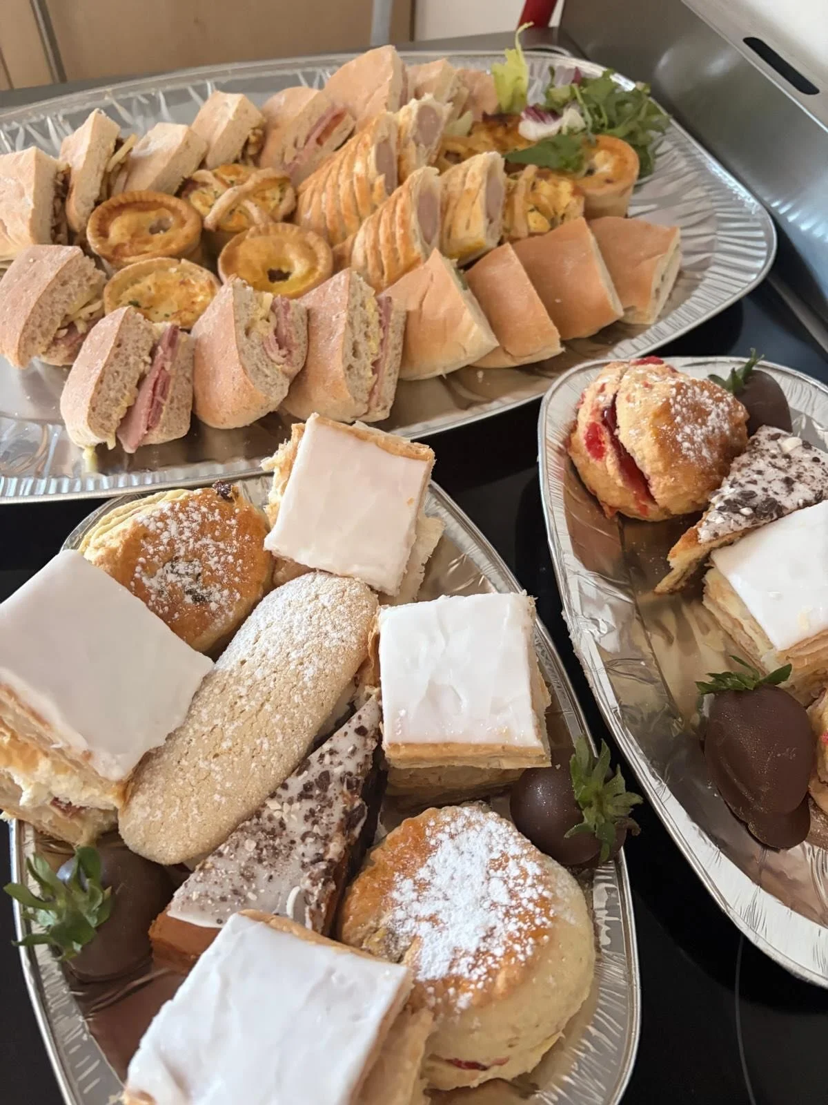 We had an incredibly busy day yesterday at the bakery 4 buffets going out at different times but one was something  a little bit different for us so I thought I&rsquo;d share it . We had a lovely lady come to us for her birthday celebration&rsquo;s, 