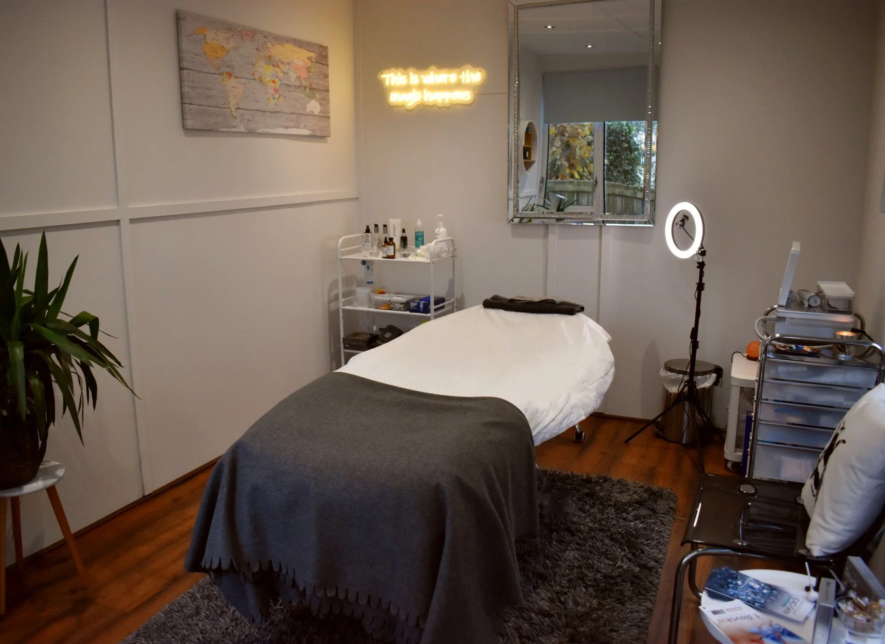 Inside The Cabin Salon at Lisa Millar Aesthetics & Advanced Skincare