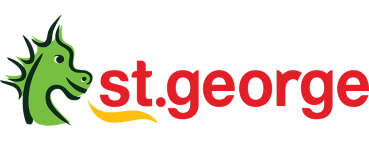 Dinosaur shape with the text "Shopify" in the middle, with green, red, and yellow stripes.