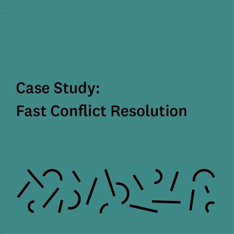 Case Study: Fast Conflict Resolution