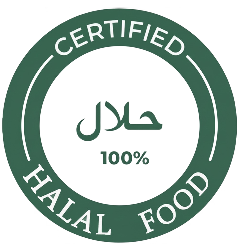 Existing Halal food badge displayed by The Gyro Factory