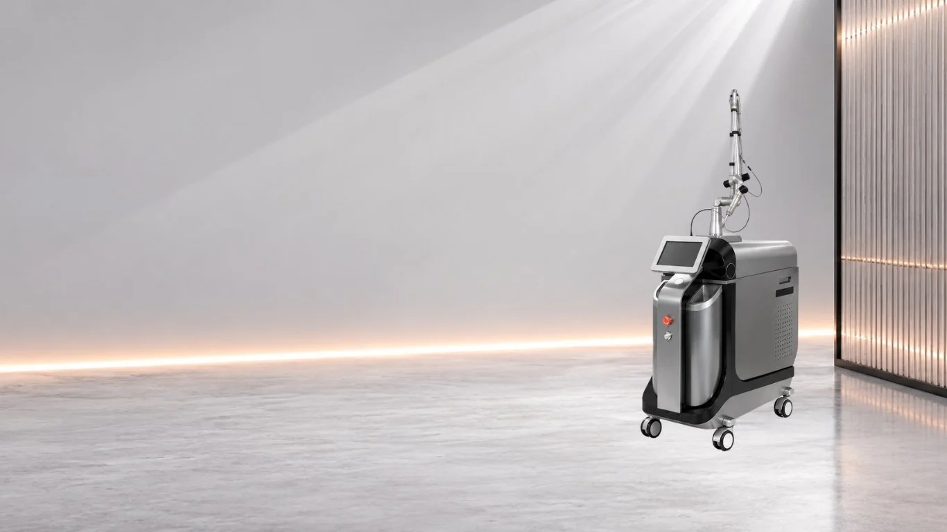 SKNPICO Premium picosecond laser device distributed by Anovia Aesthe.Tech in Australia and New Zealand