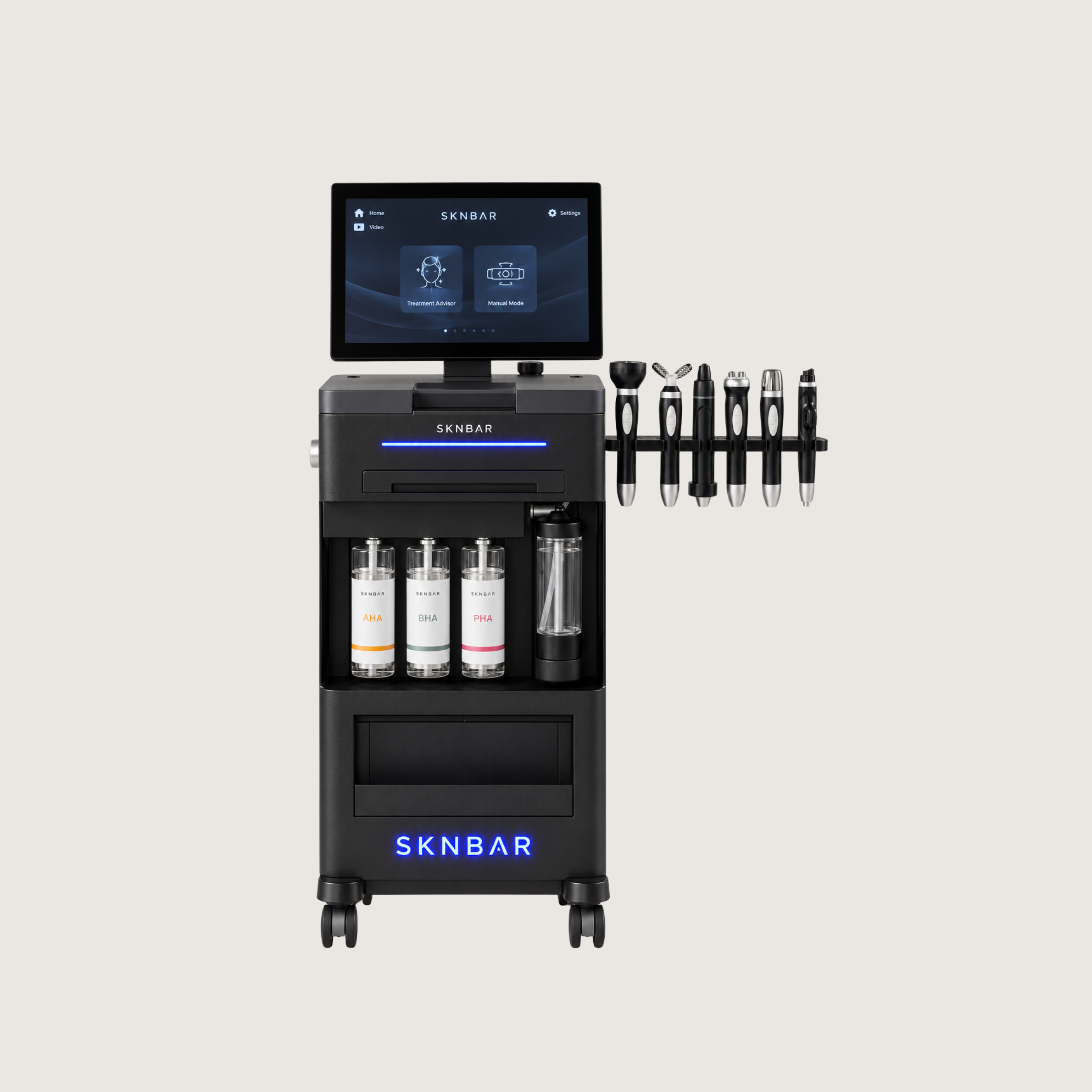 SKNBAR hydro-derma device distributed by Anovia Aesthe.Tech in Australia and New Zealand