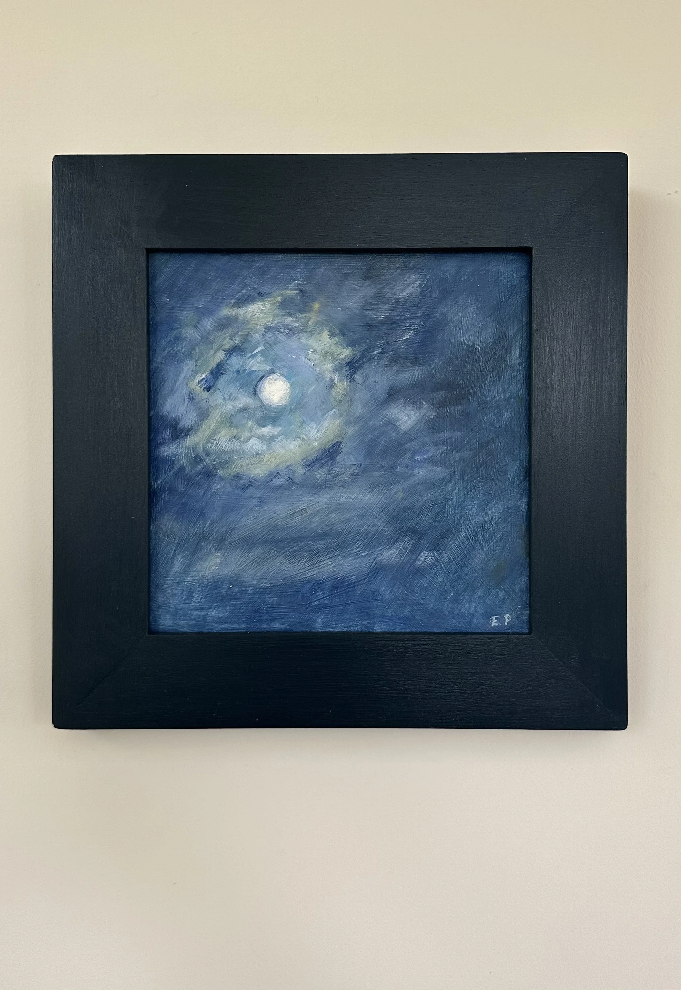 The Moon, Oil on Canvas, 29x29cm, £230