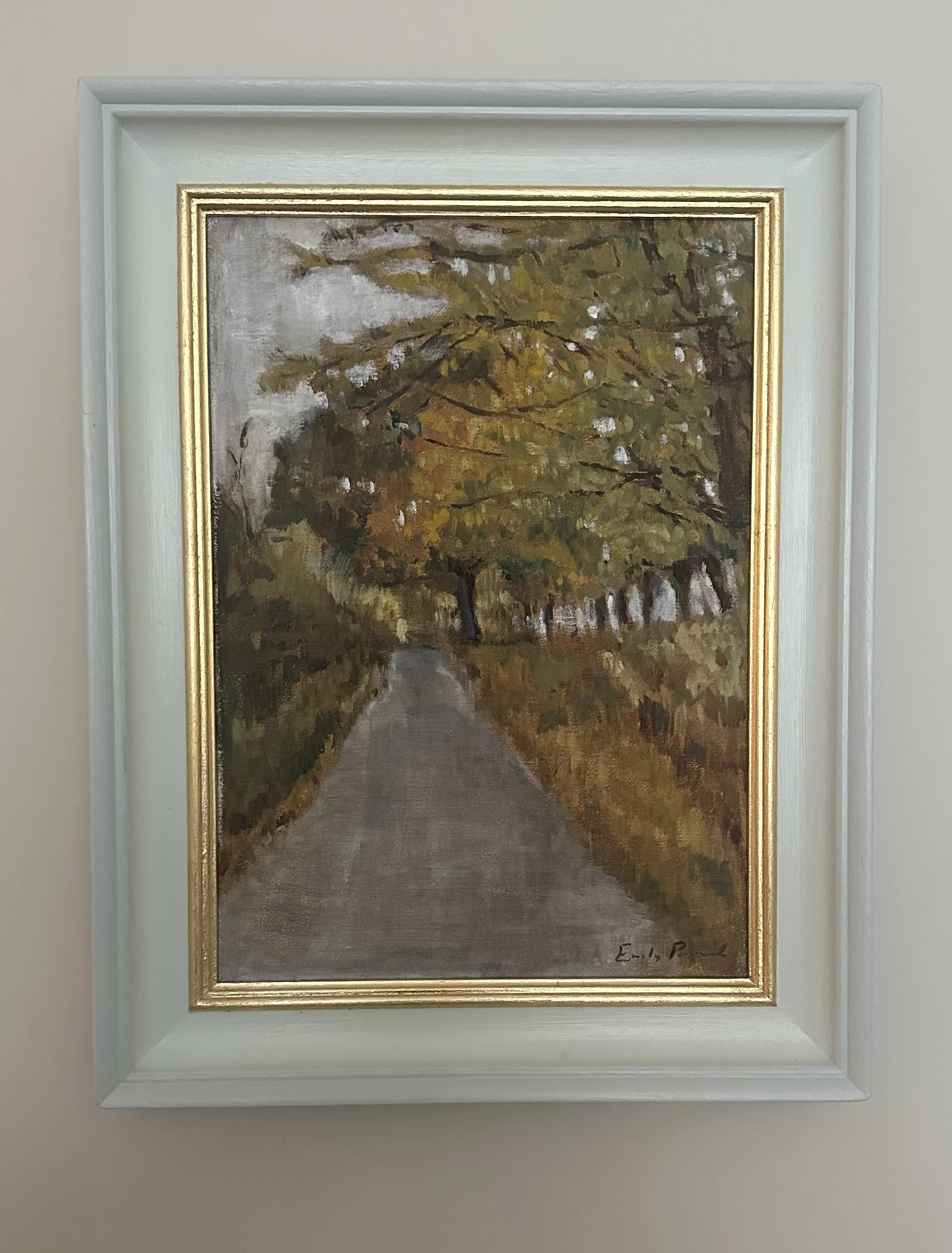 Autumn Path, Oil on Canvas, 35x45cm, £590