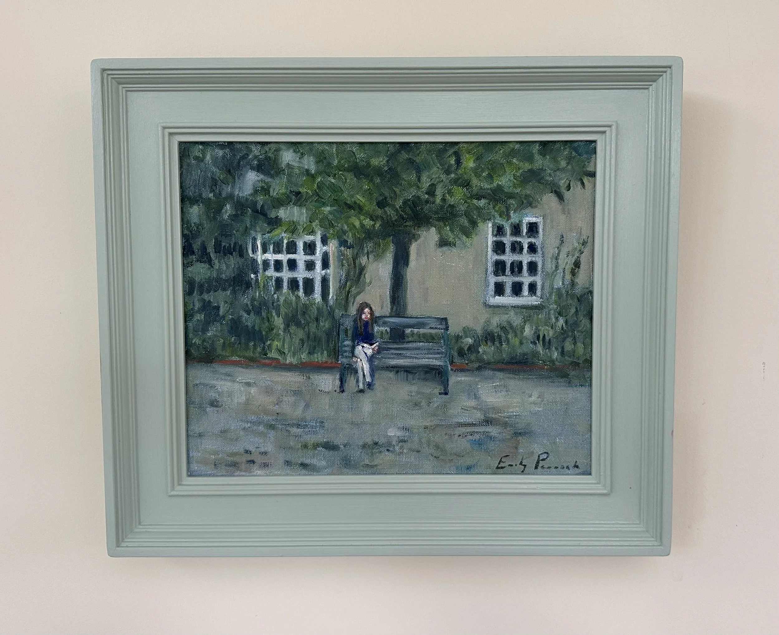 Afternoon at Charleston, Oil on Canvas, 35x31cm, £450