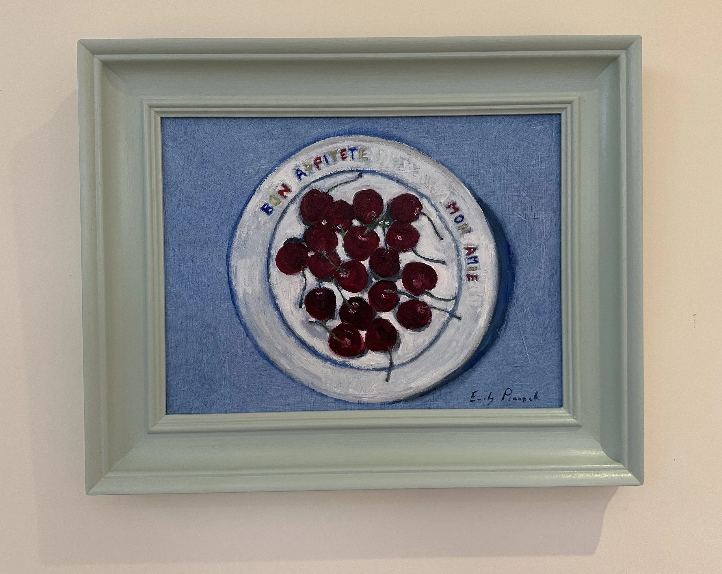 Bon Appetite Mon Amie, Oil on Panel, 29x34cm, £450