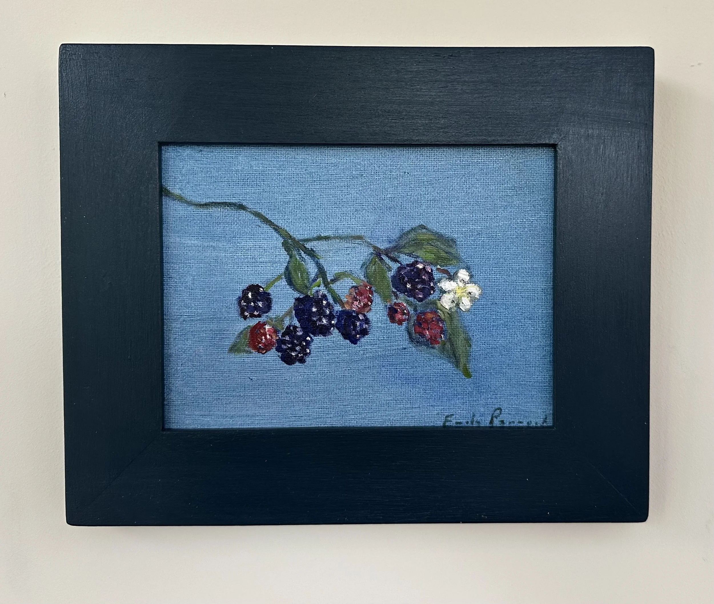 Blackberries, Oil on Canvas, 29x23cm, £230