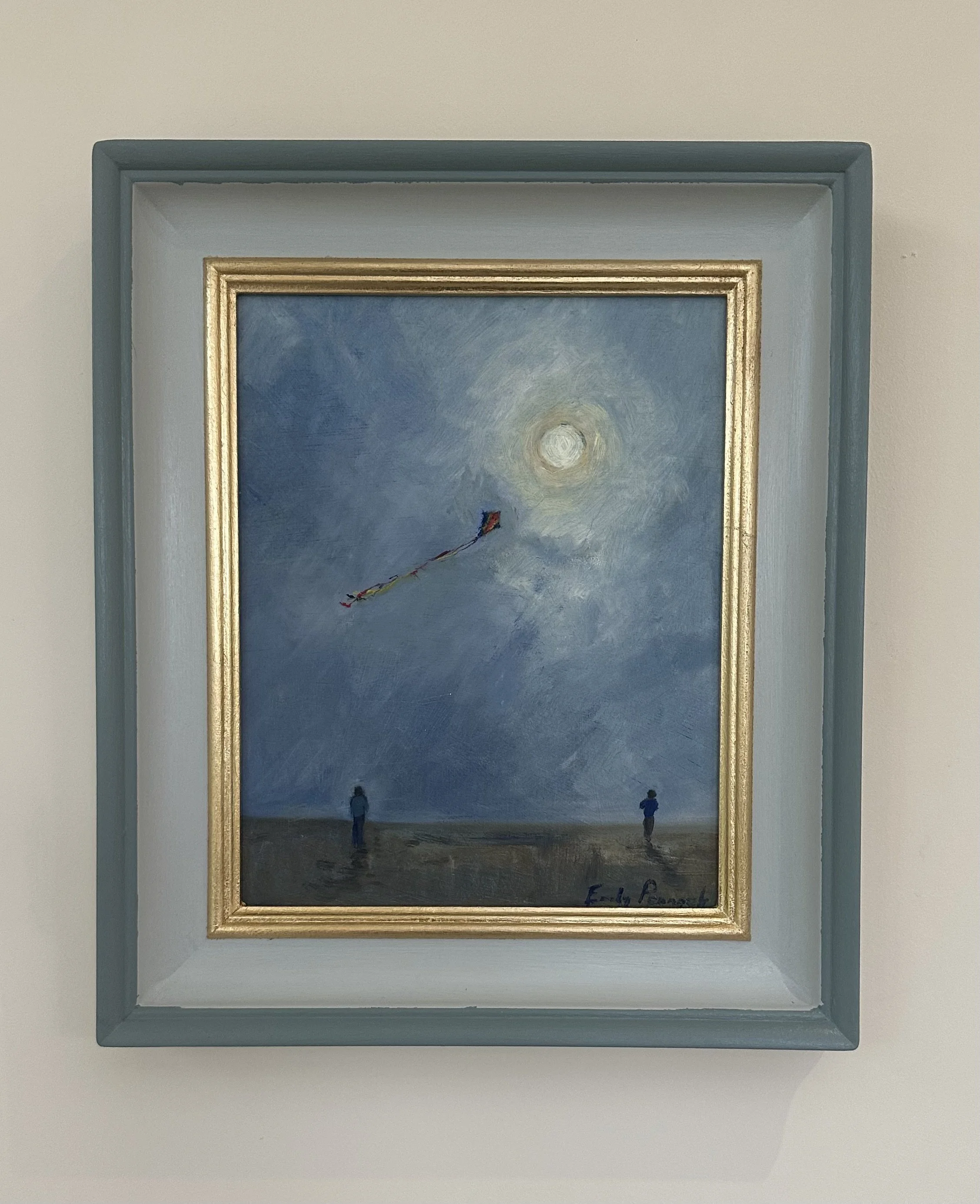 Morning at the Beach, Oil on Panel, 29x34cm, SOLD