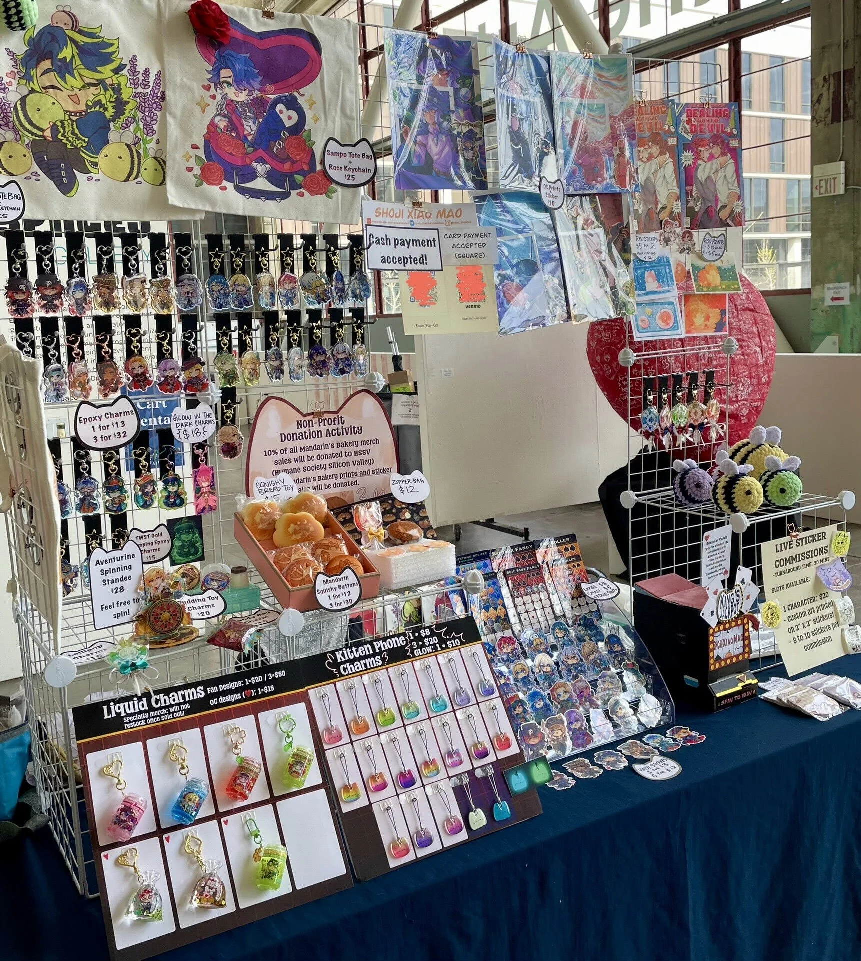 Artist Alley Displays