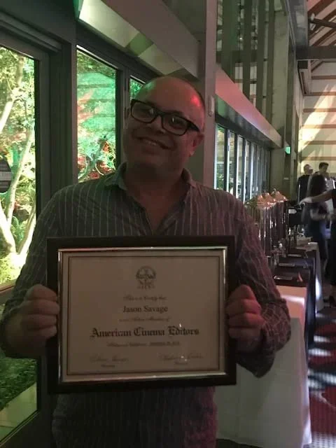  BAFTA Award &amp; RTS Nom. Editor Jason Savage GBFTE celebrates ACE recognition 